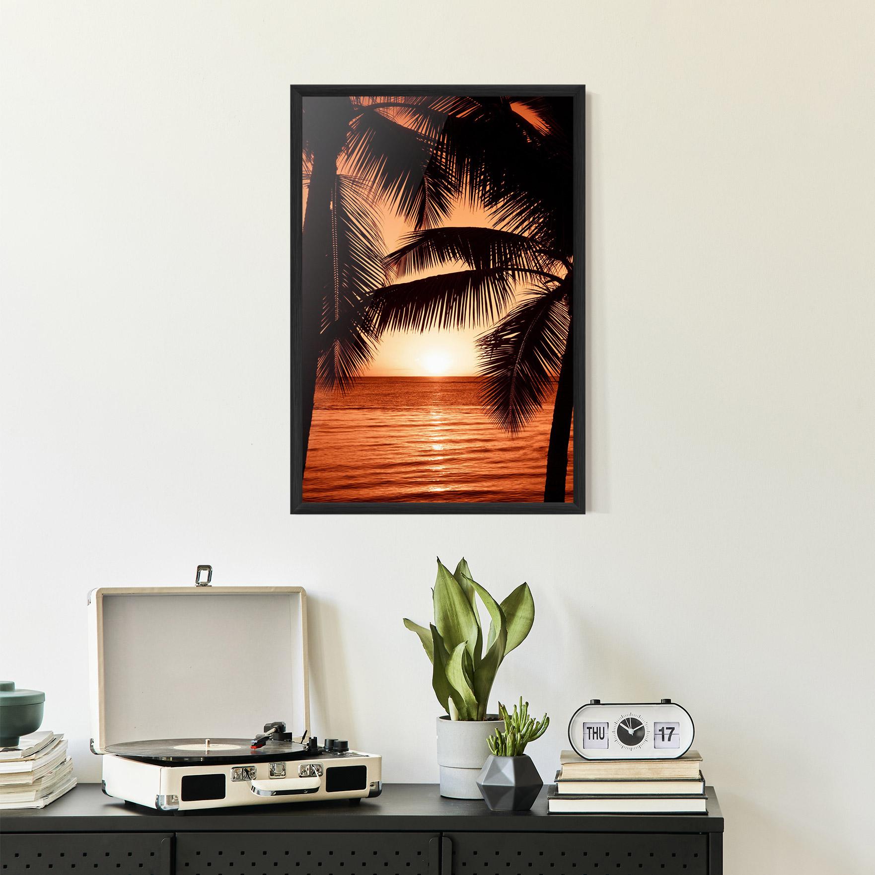 Poster Înrămat Orange Sea mockup 2