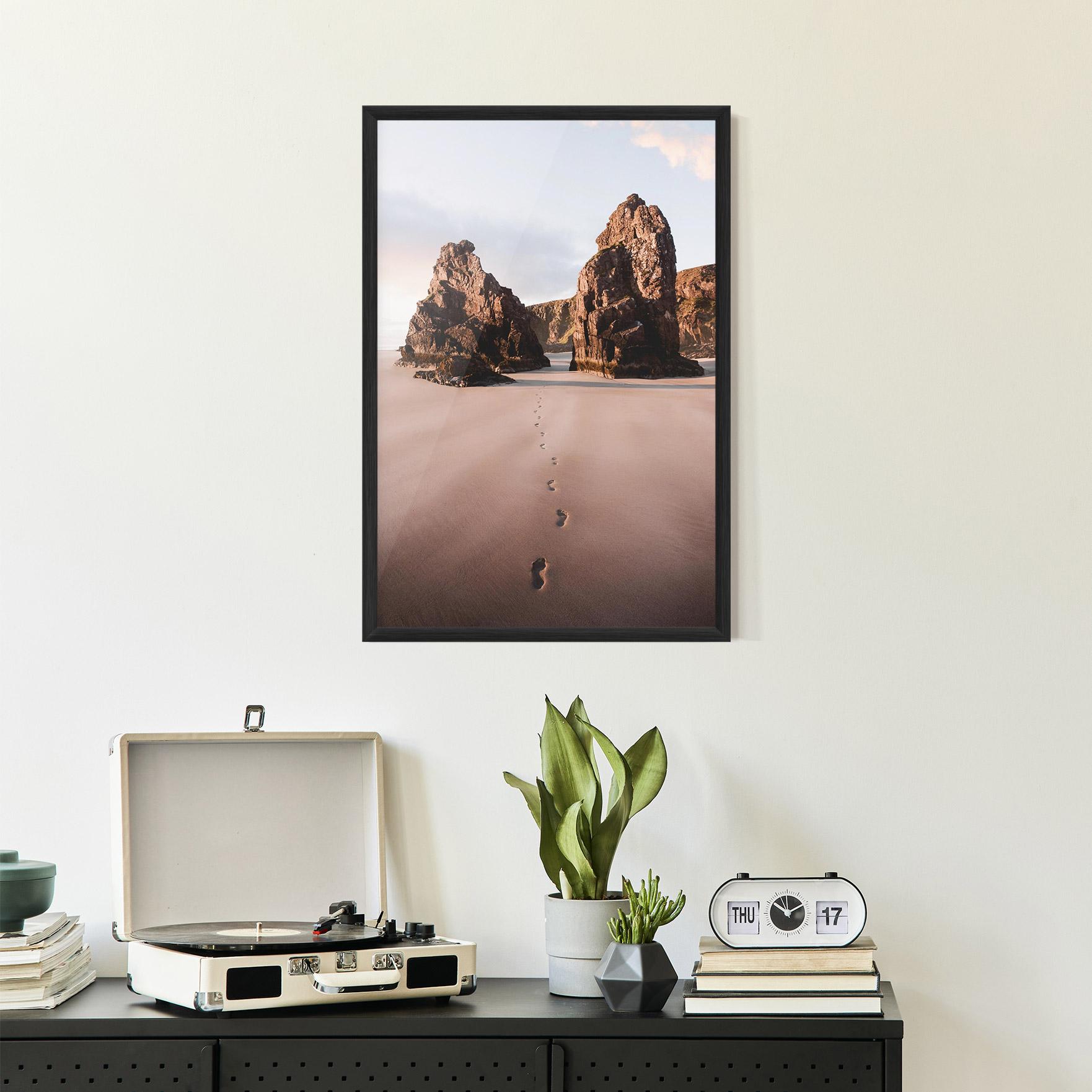 Poster Înrămat Sand Mark mockup 2