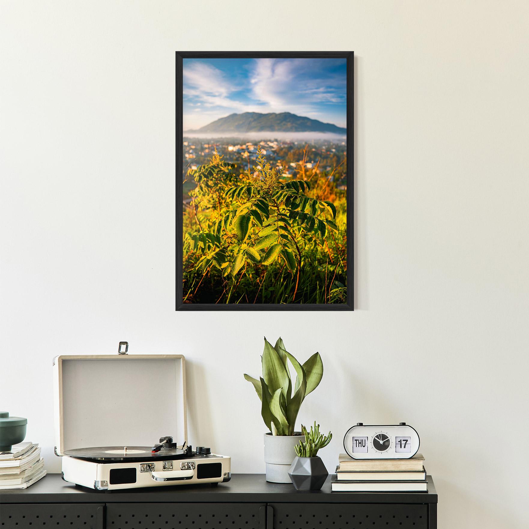 Poster Înrămat Summer Leaves mockup 2