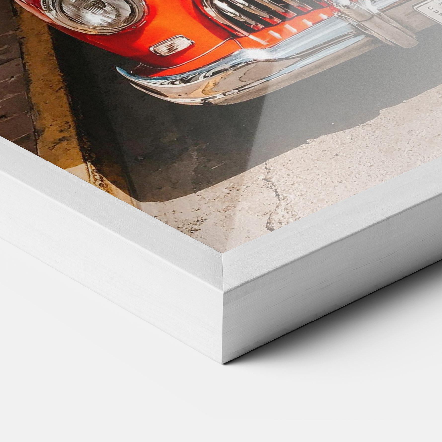 Poster Înrămat Red Summer Car mockup 3