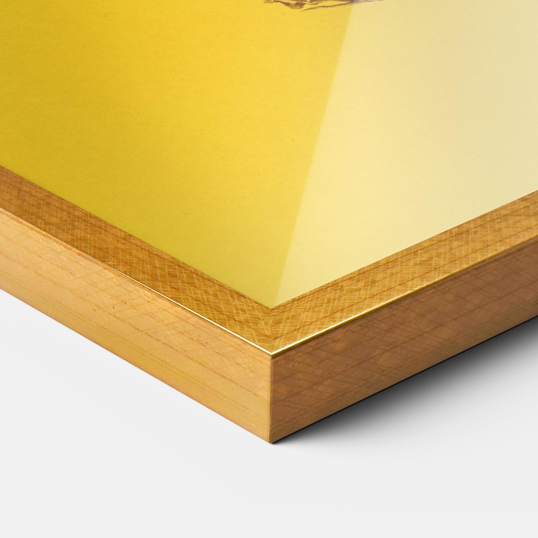 Poster Înrămat Fresh Pineapple mockup 3