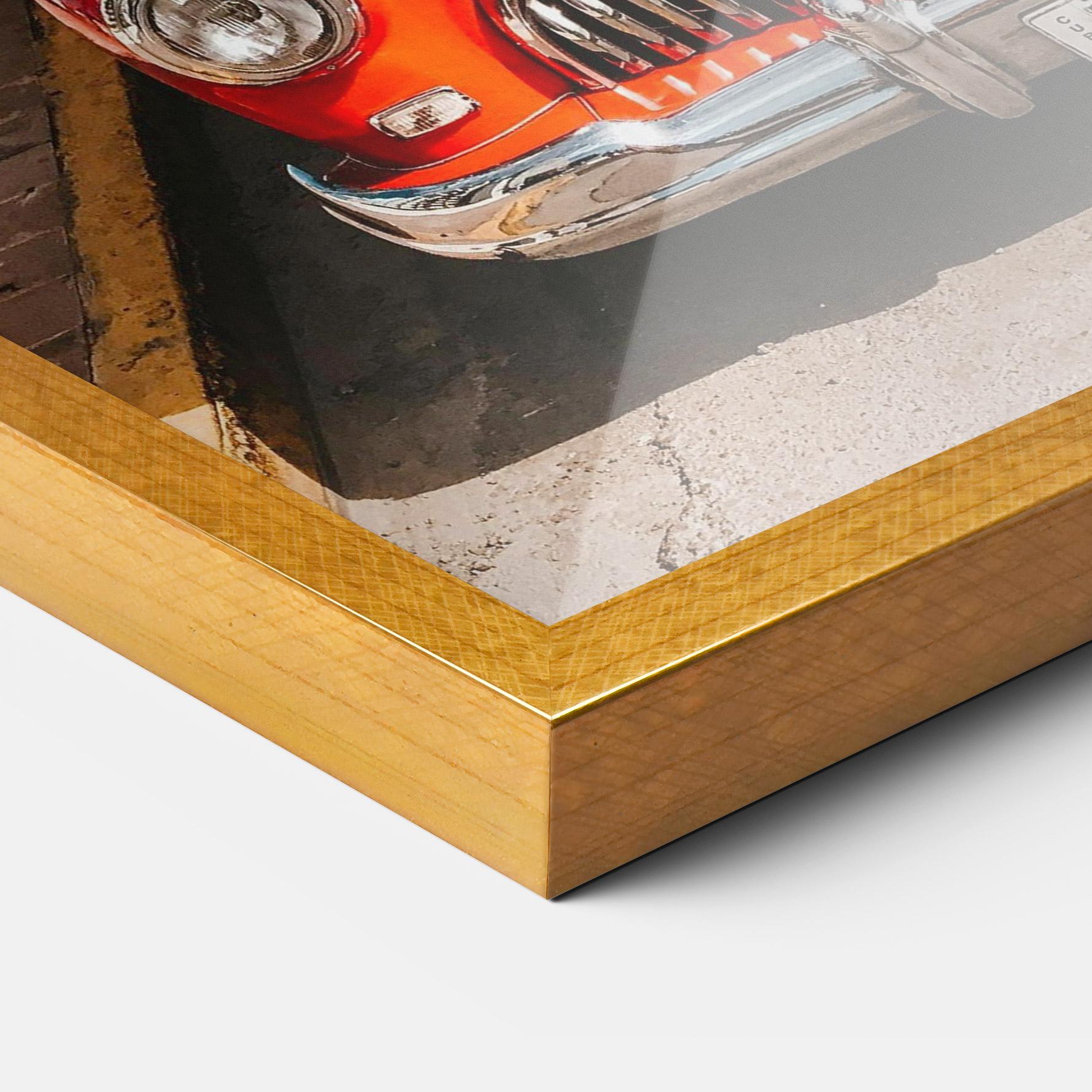 Poster Înrămat Red Summer Car mockup 3