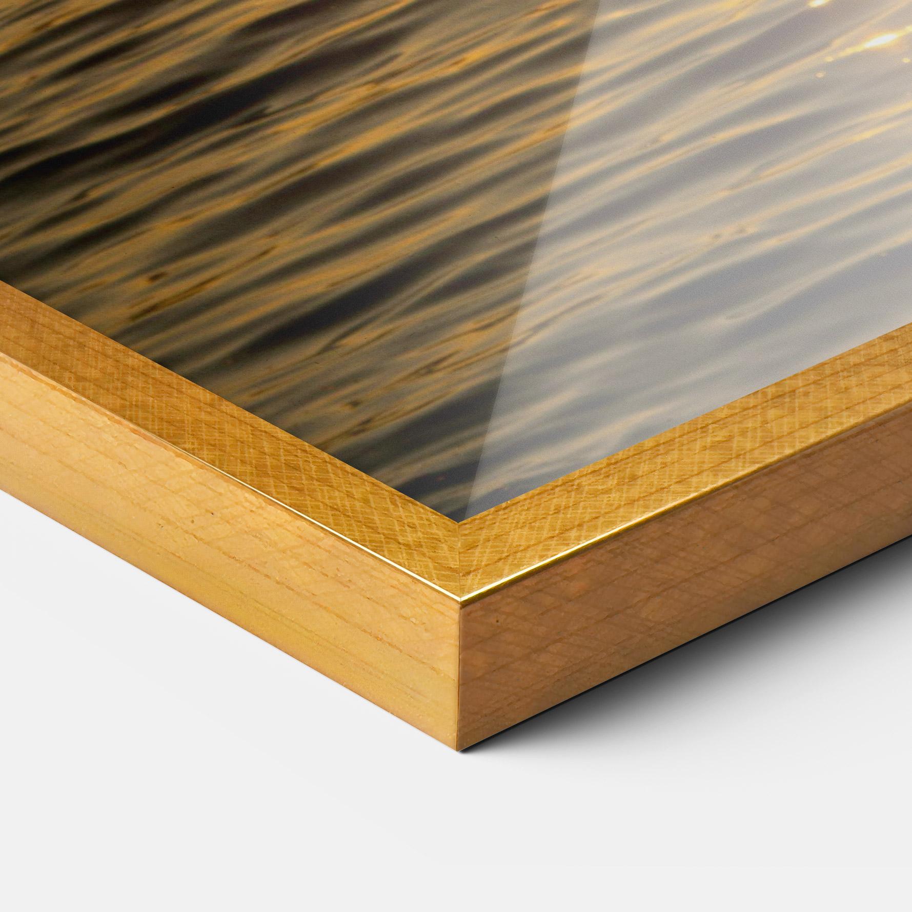 Poster Înrămat Yellow Sunrise mockup 3