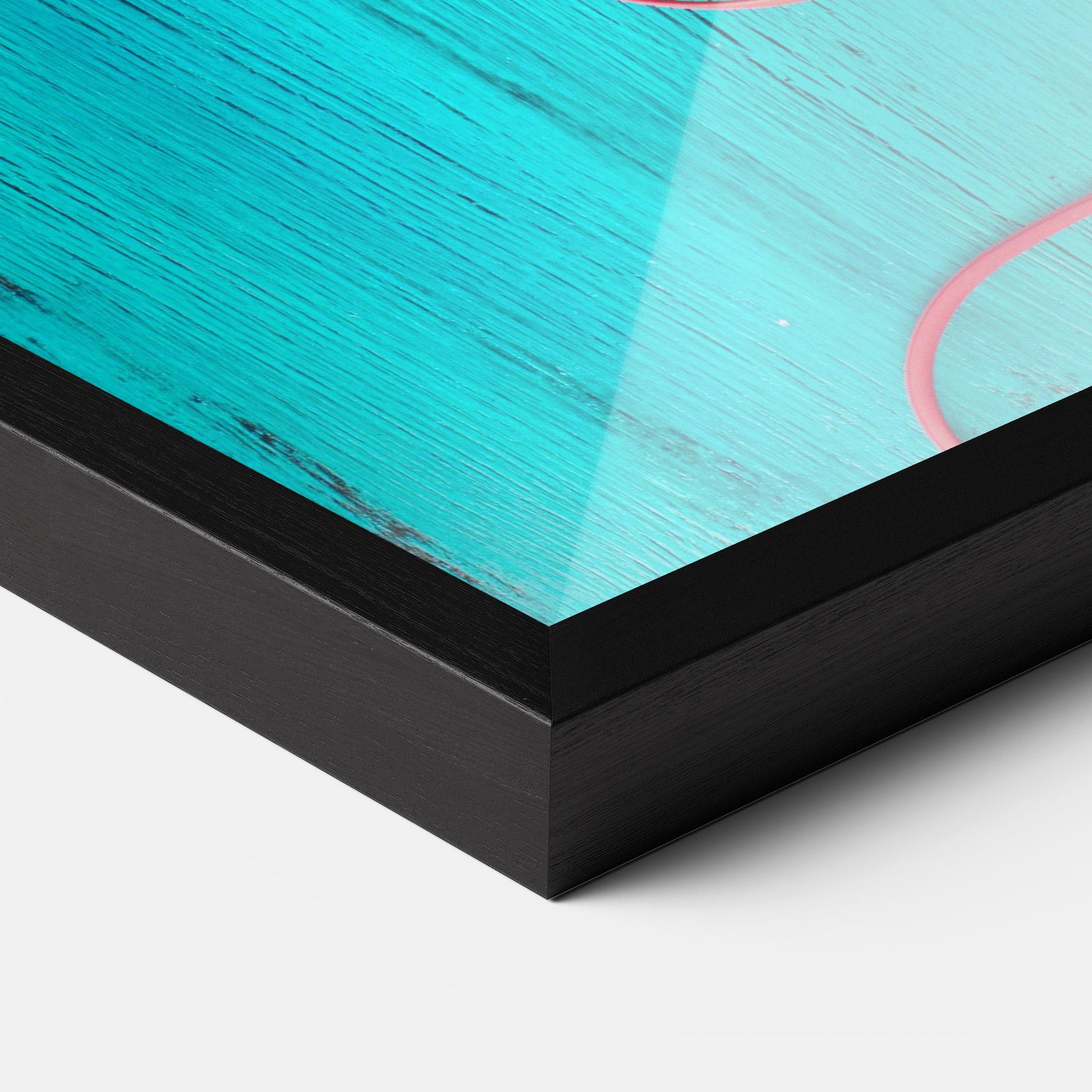 Poster Înrămat Blue Pineapple mockup 3