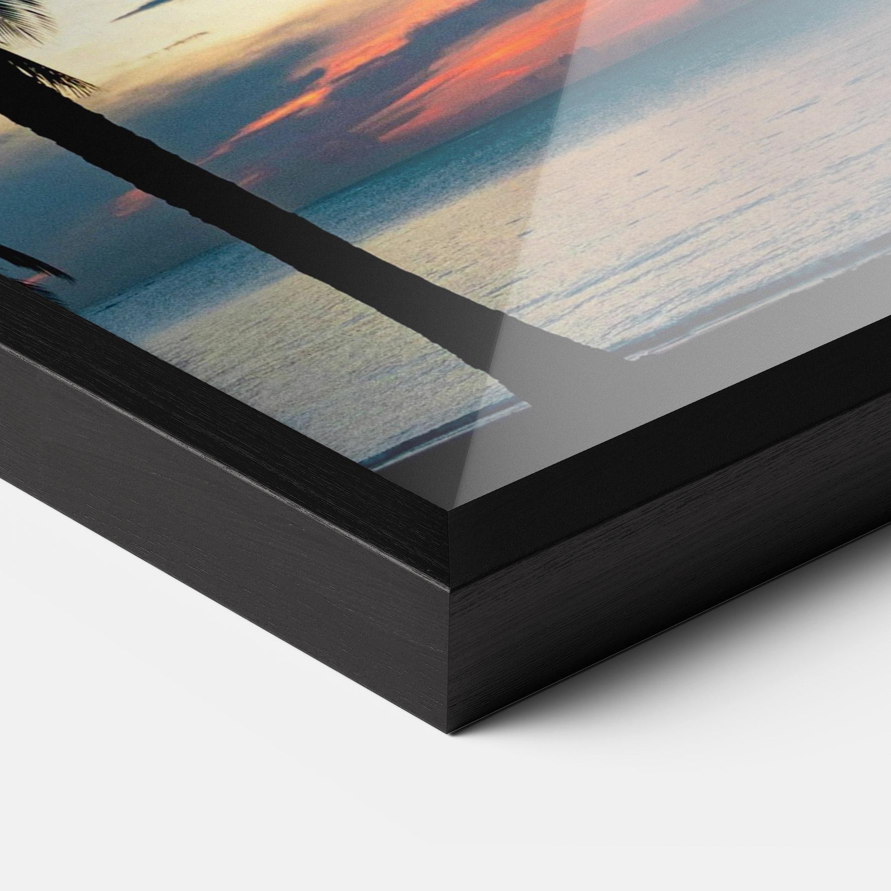 Poster Înrămat Palm Shilouette mockup 3