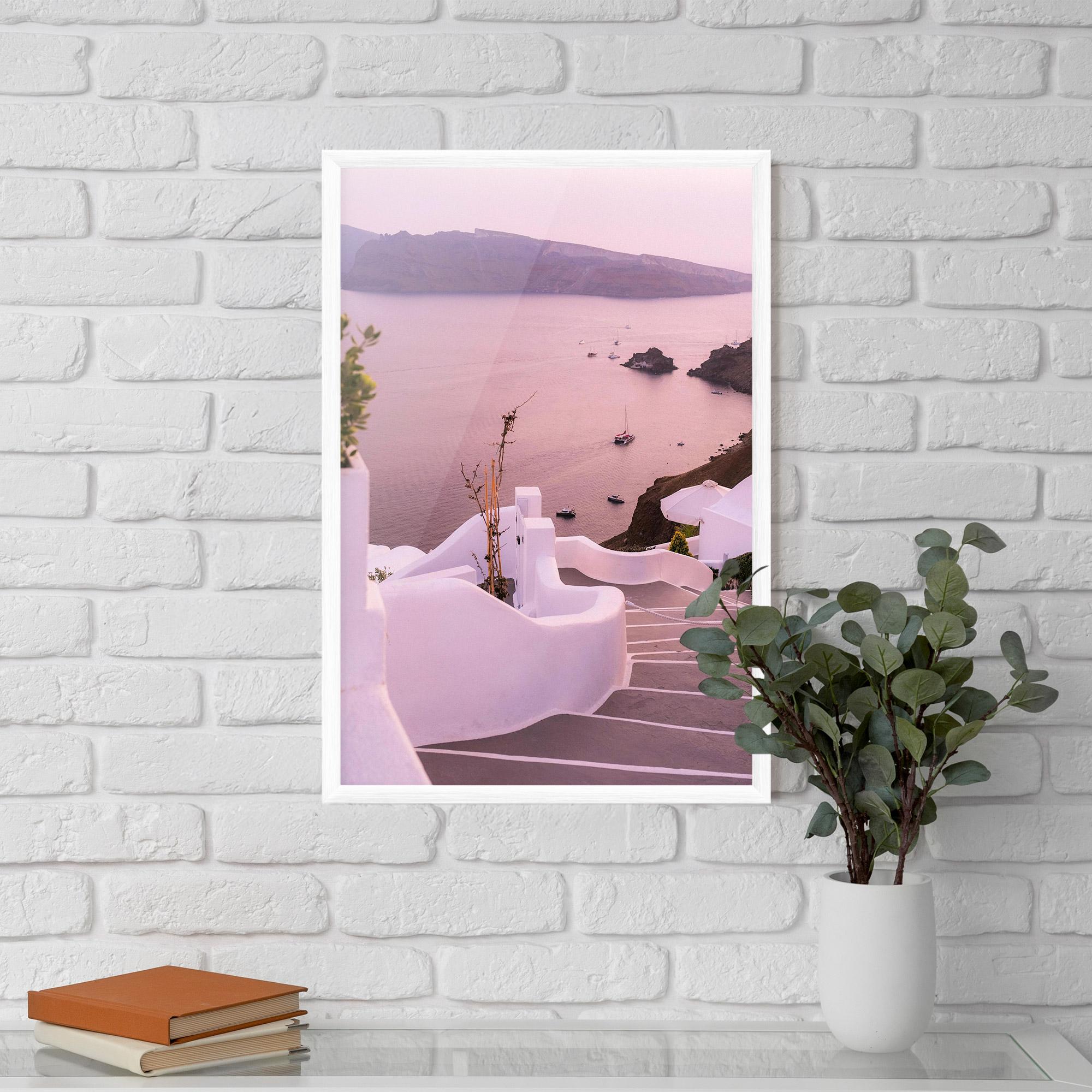 Poster Înrămat Grece Strairs mockup 5