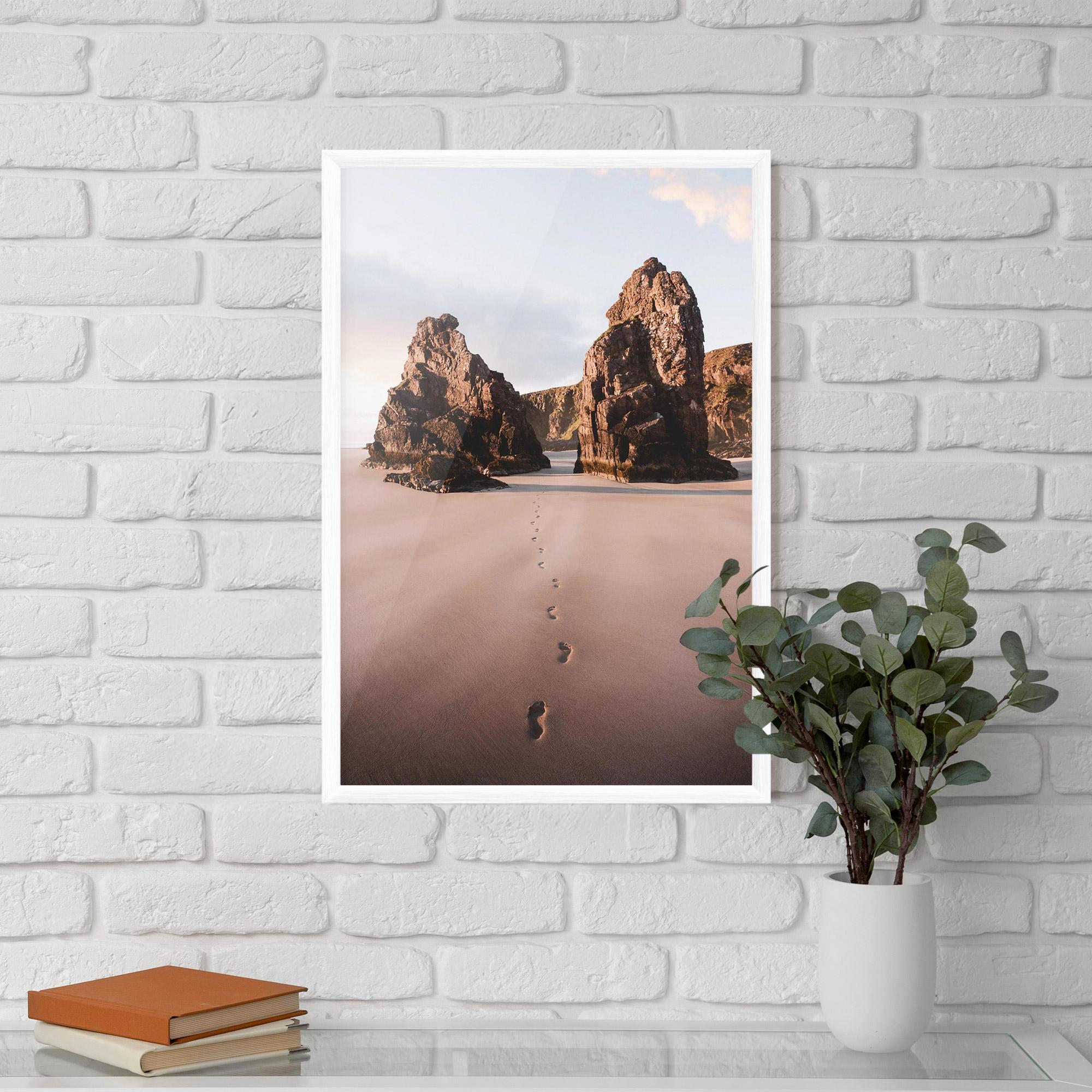 Poster Înrămat Sand Mark mockup 5