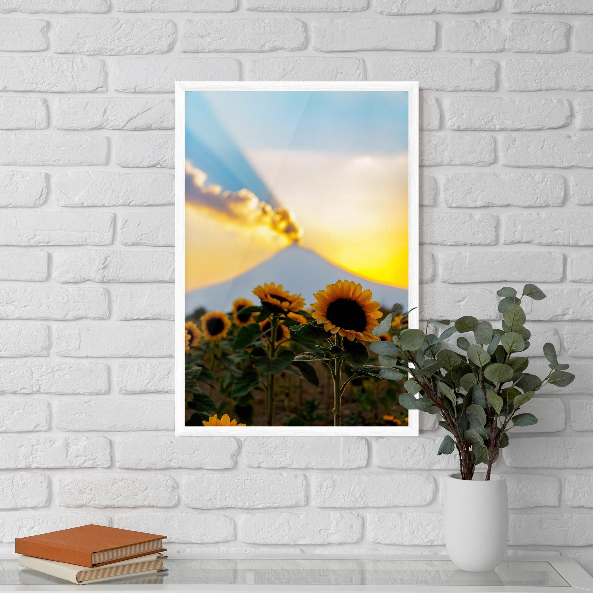 Poster Înrămat Sunflower Sunset mockup 5