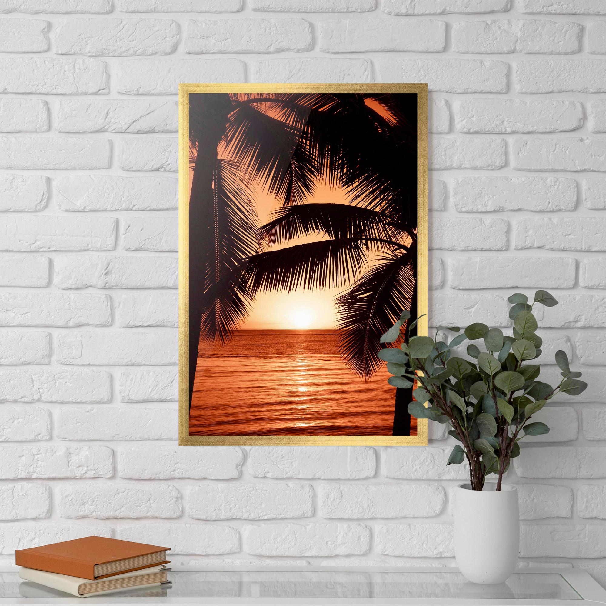 Poster Înrămat Orange Sea mockup 5