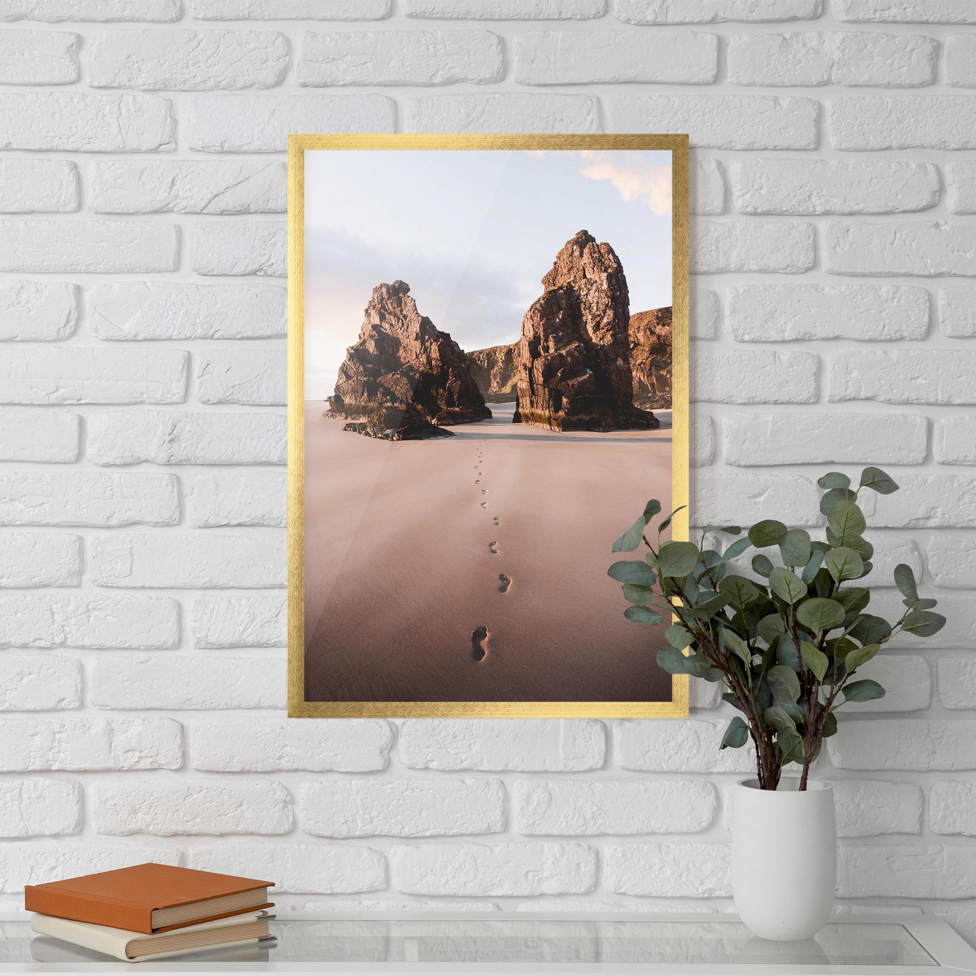 Poster Înrămat Sand Mark mockup 5