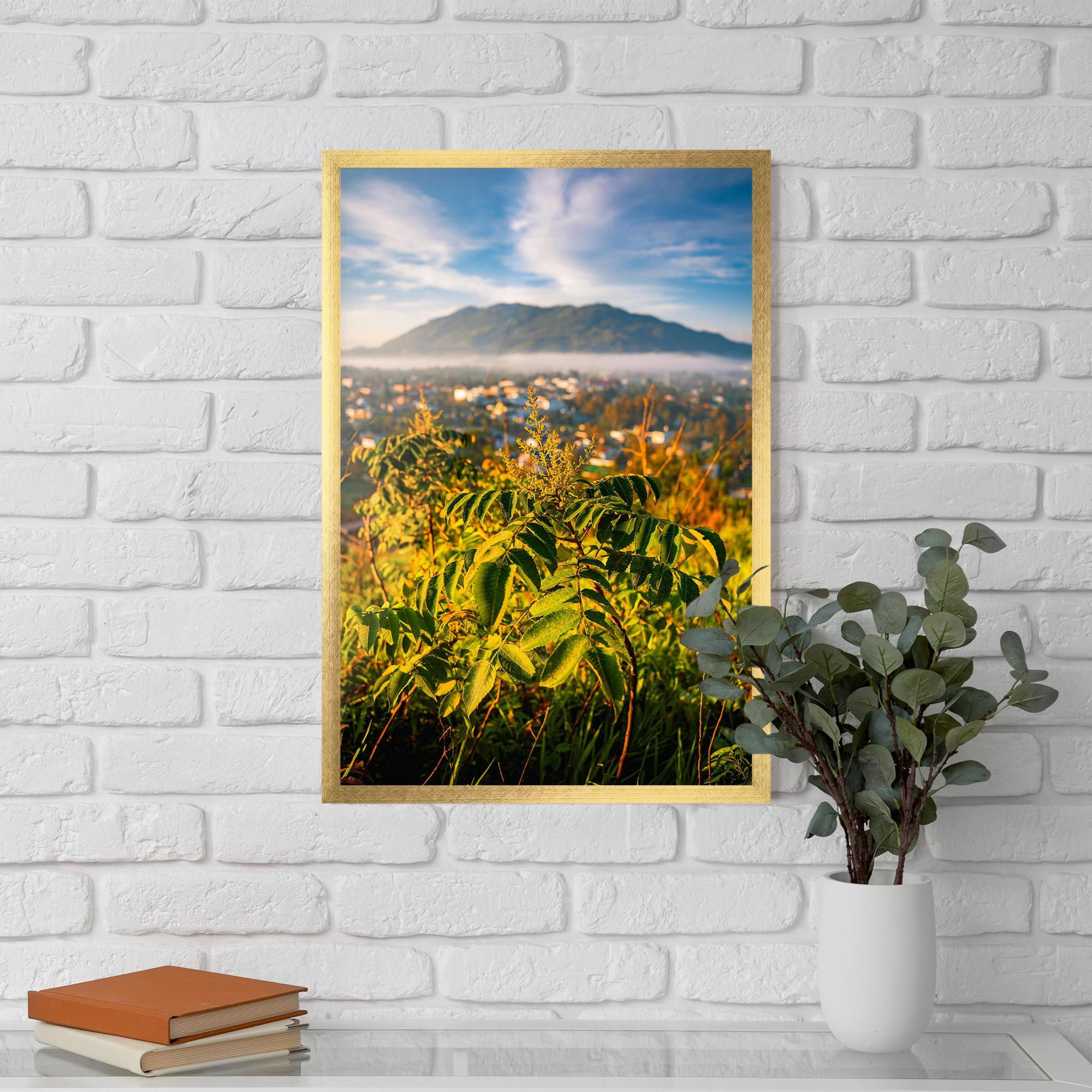 Poster Înrămat Summer Leaves mockup 5