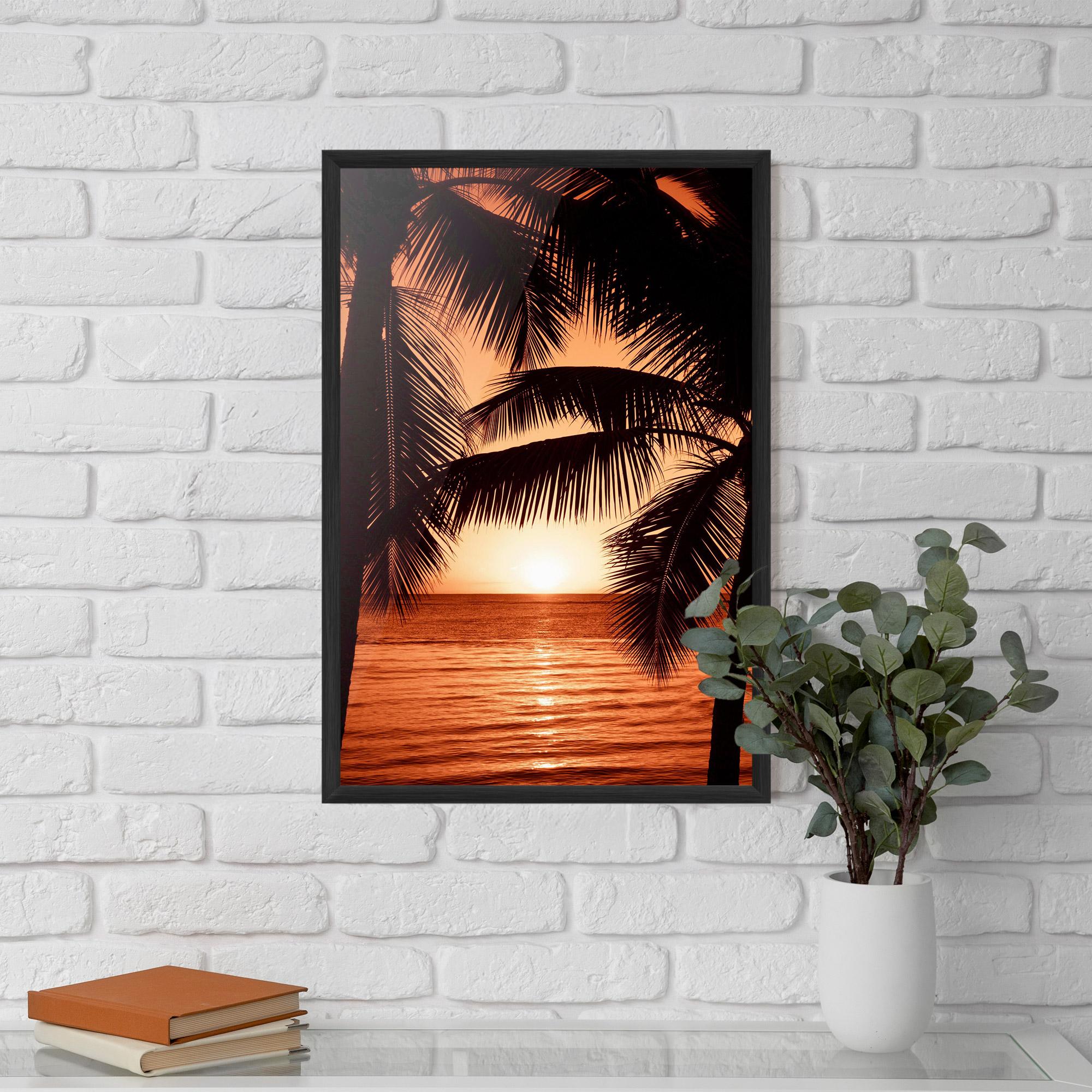 Poster Înrămat Orange Sea mockup 5