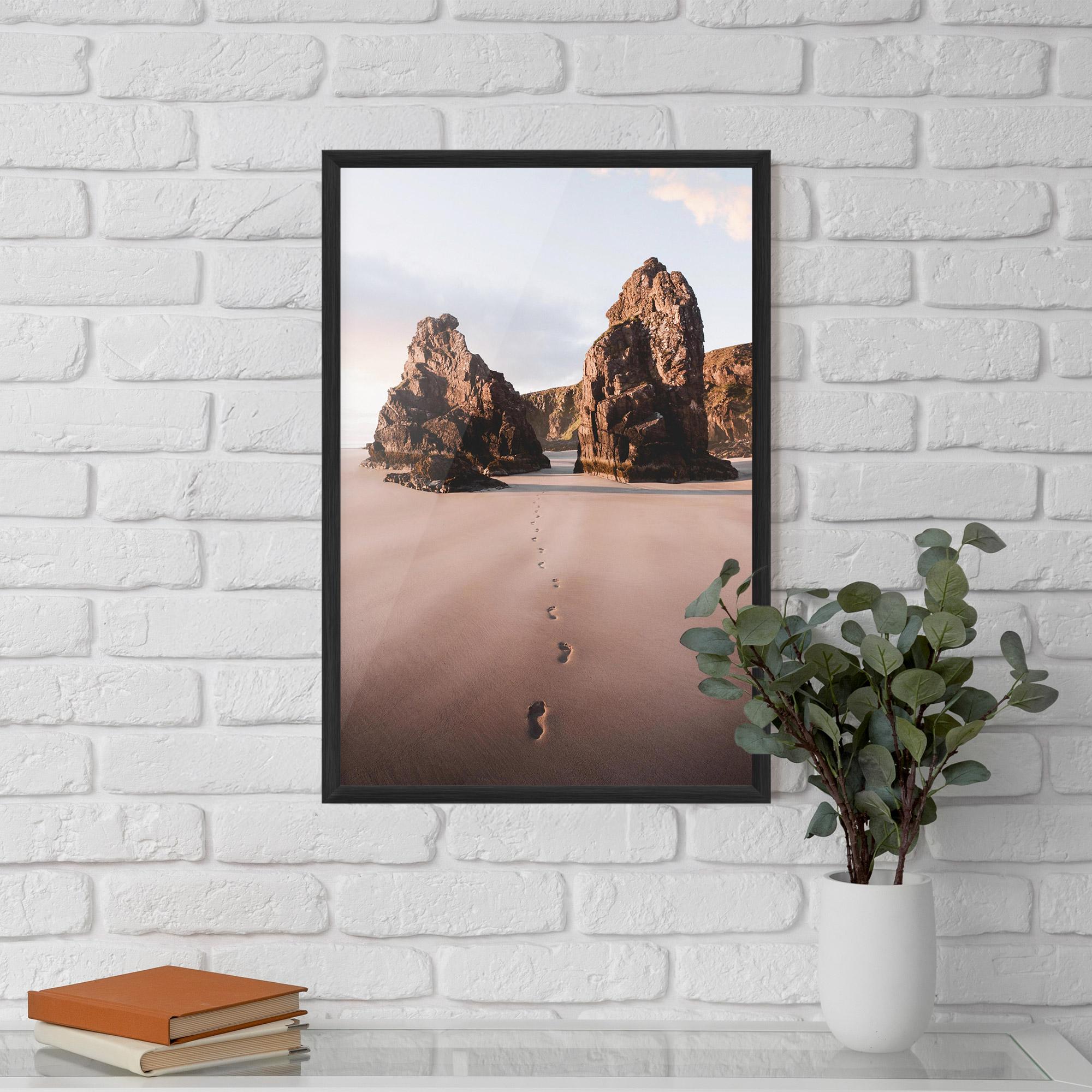 Poster Înrămat Sand Mark mockup 5