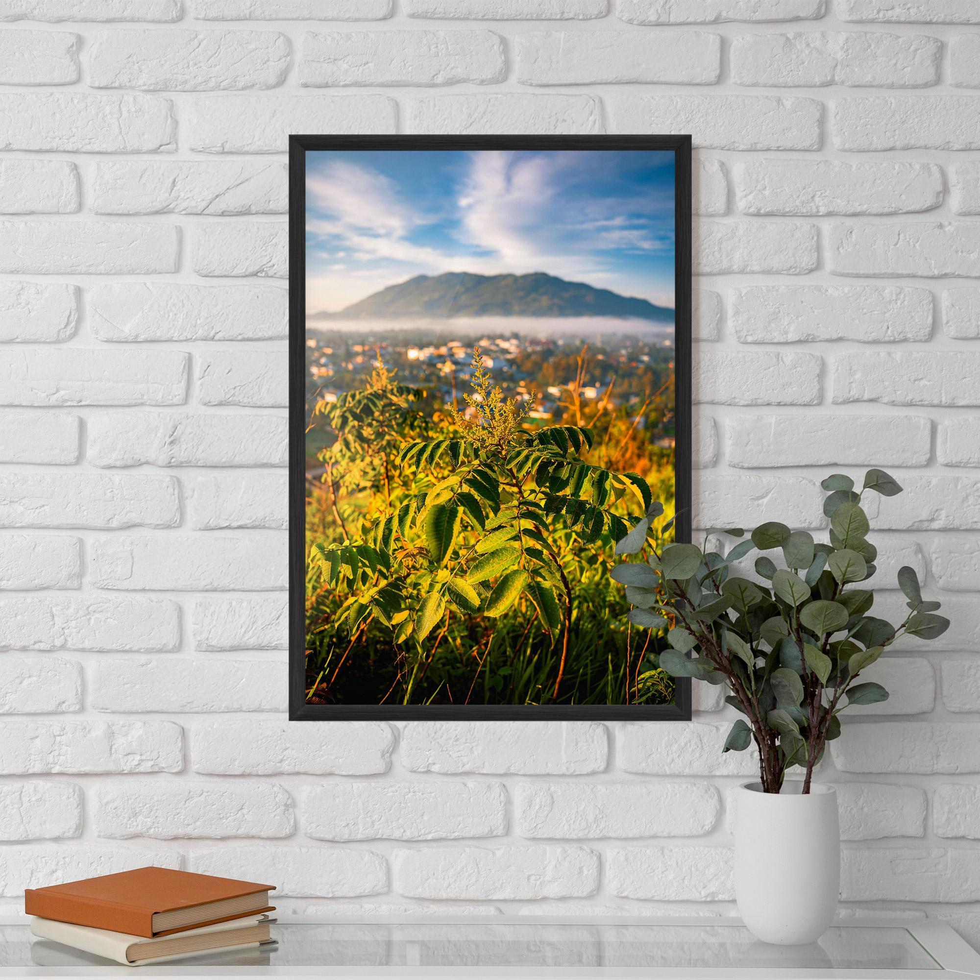 Poster Înrămat Summer Leaves mockup 5