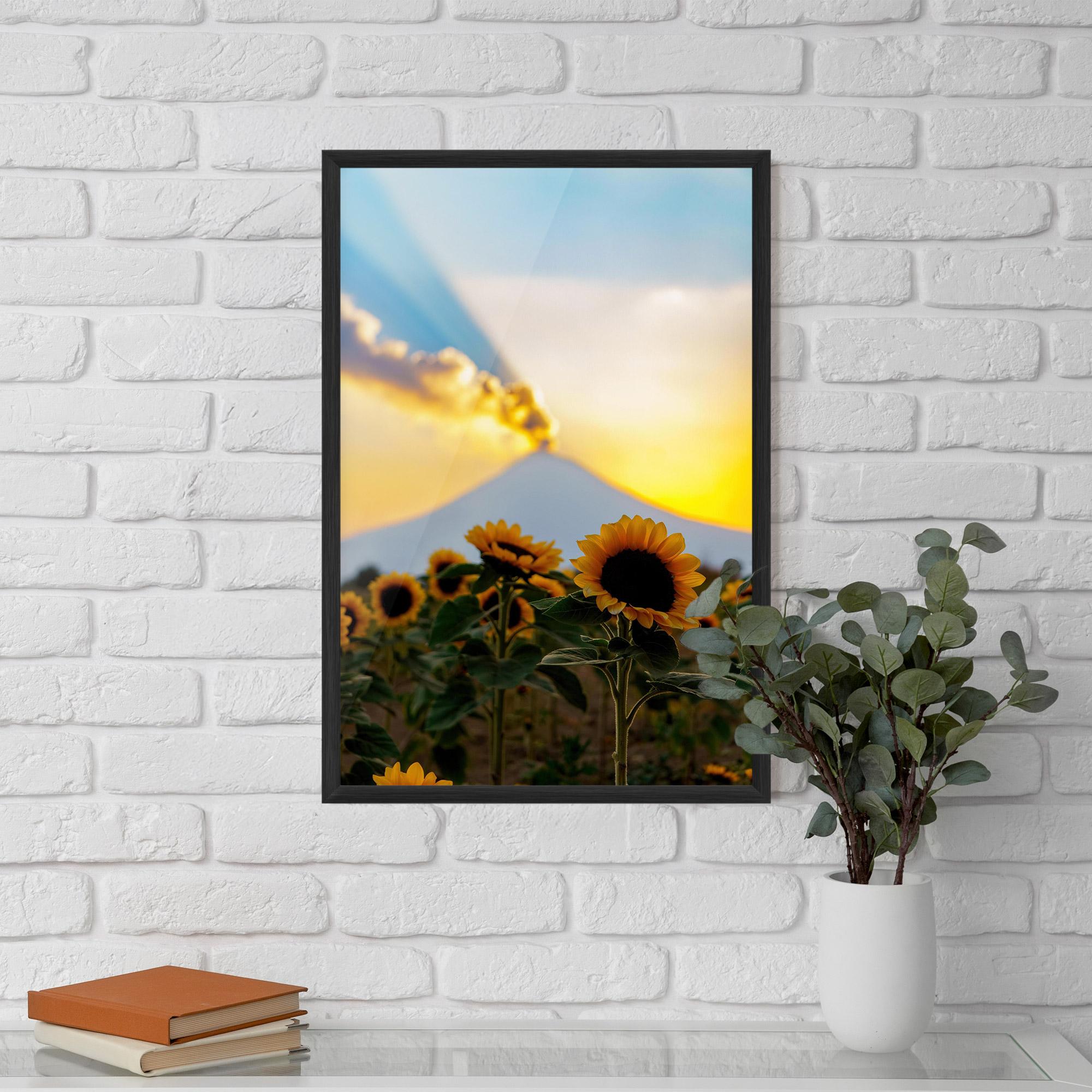 Poster Înrămat Sunflower Sunset mockup 5