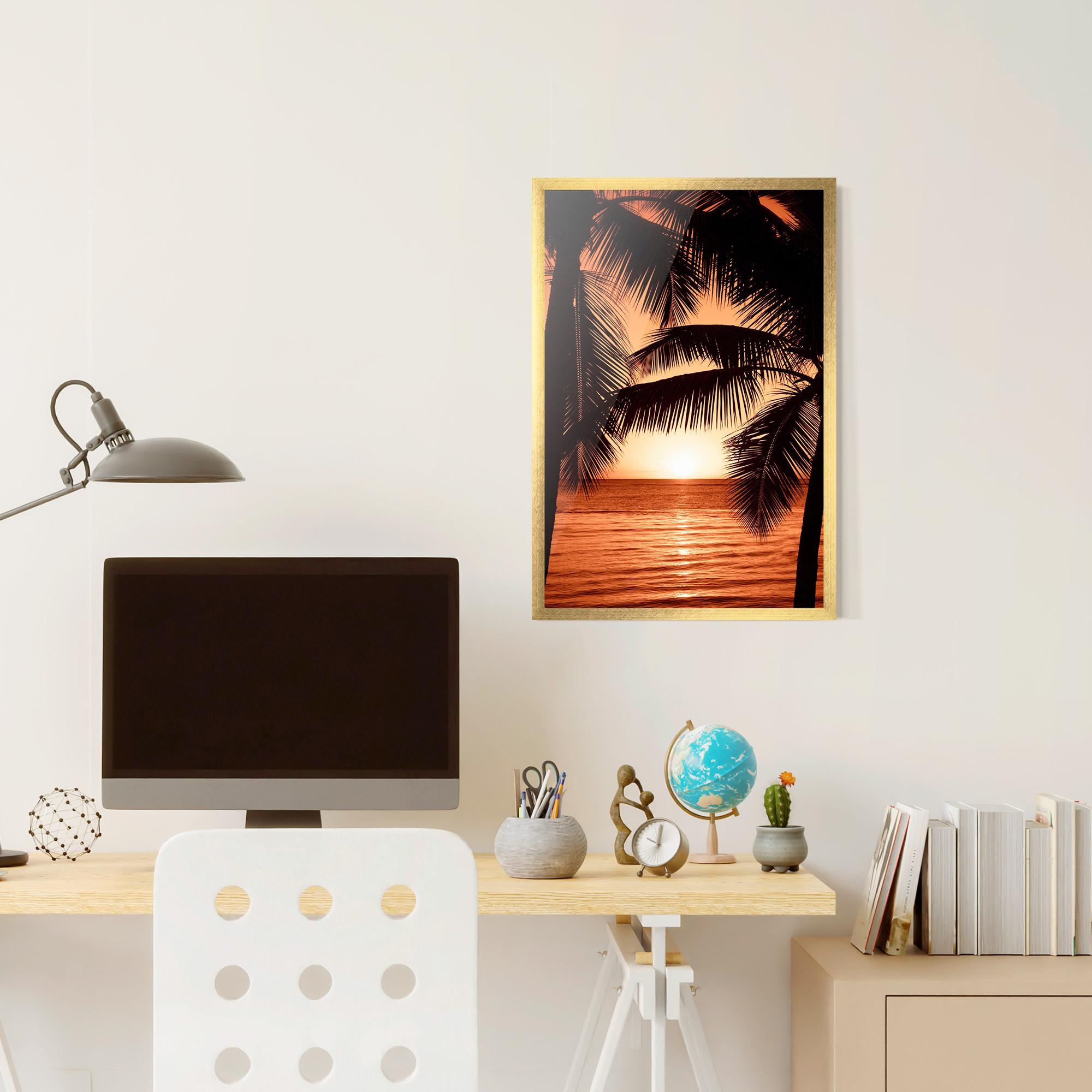 Poster Înrămat Orange Sea mockup 6