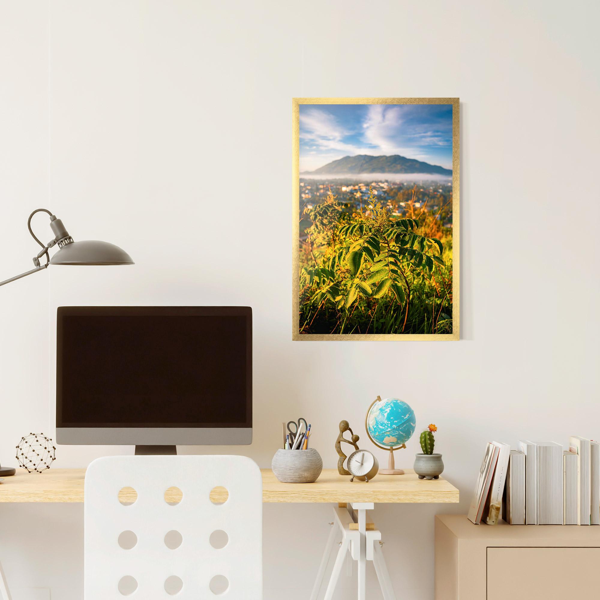 Poster Înrămat Summer Leaves mockup 6