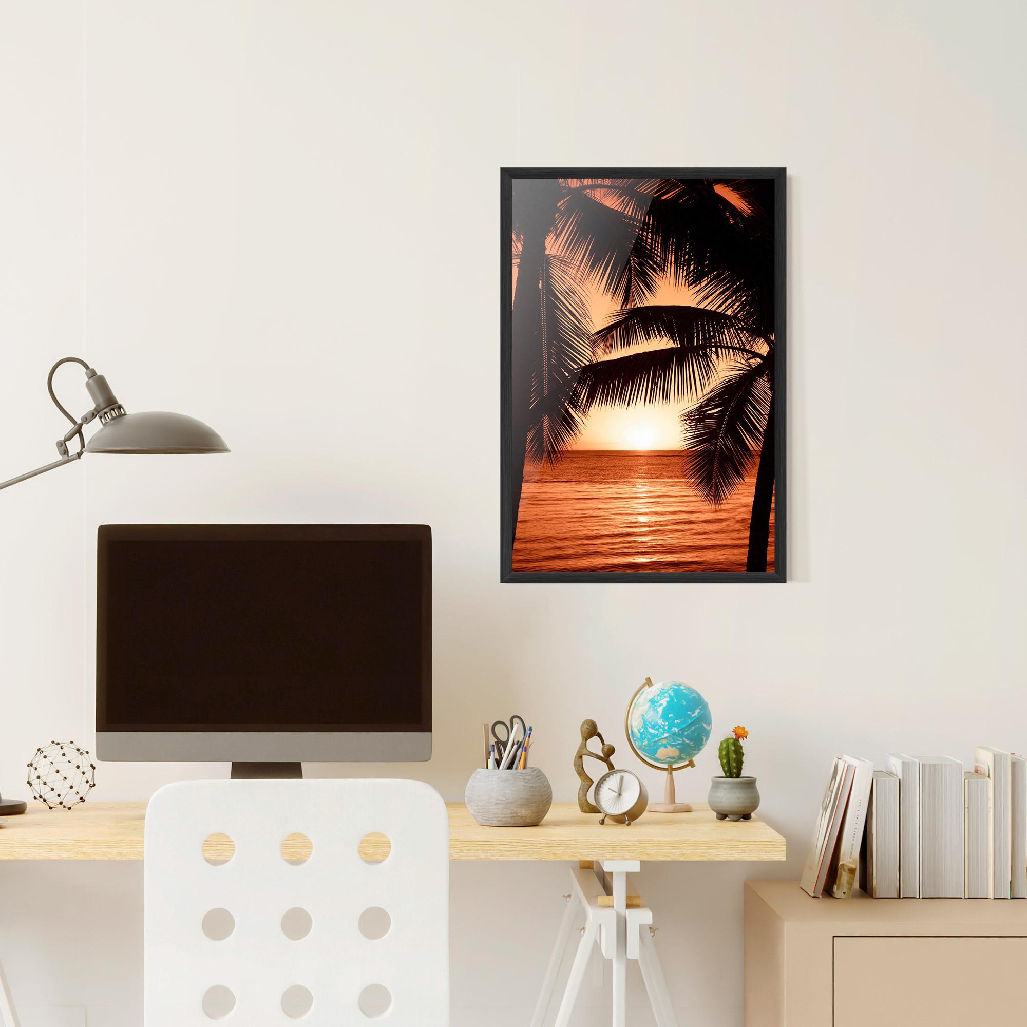 Poster Înrămat Orange Sea mockup 6