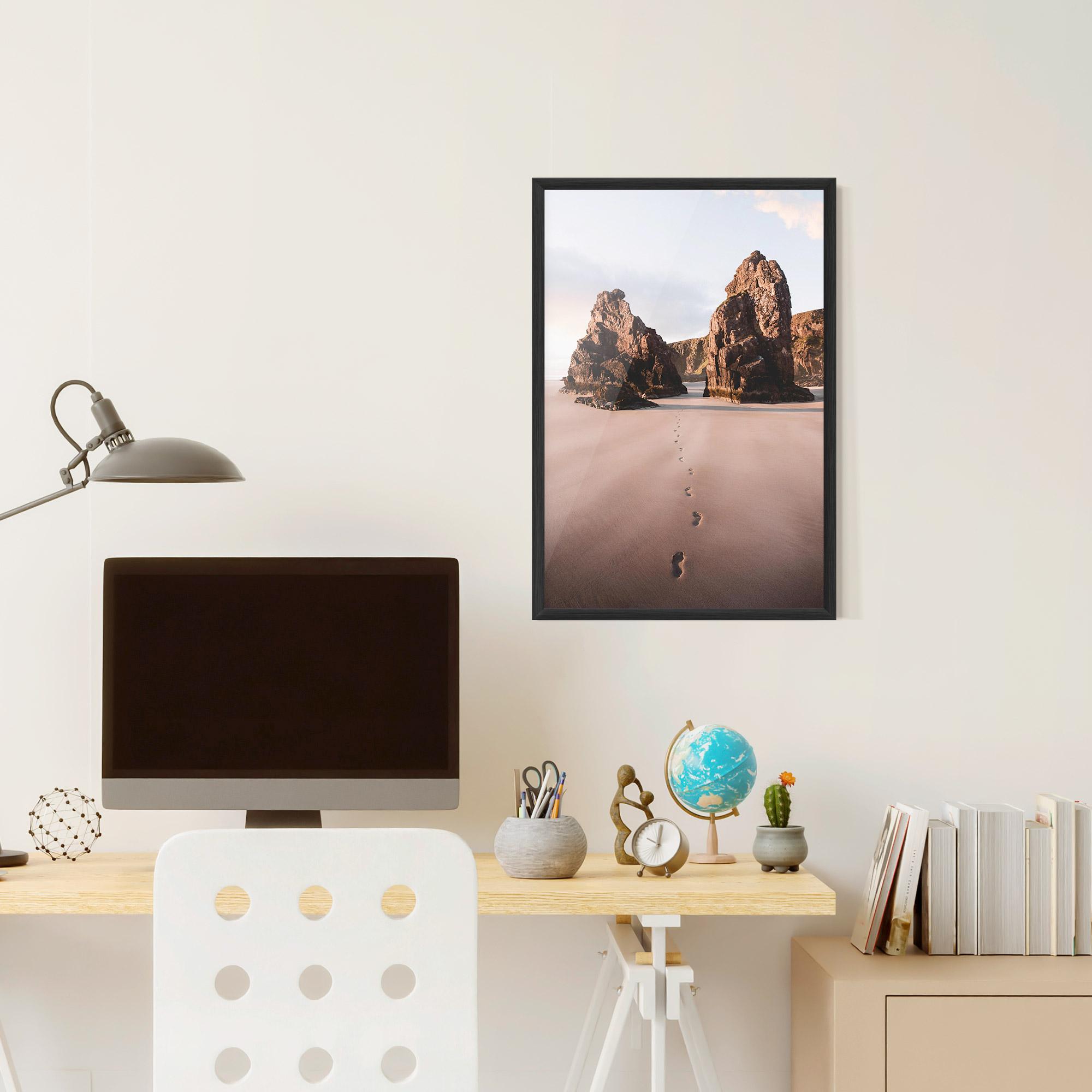 Poster Înrămat Sand Mark mockup 6