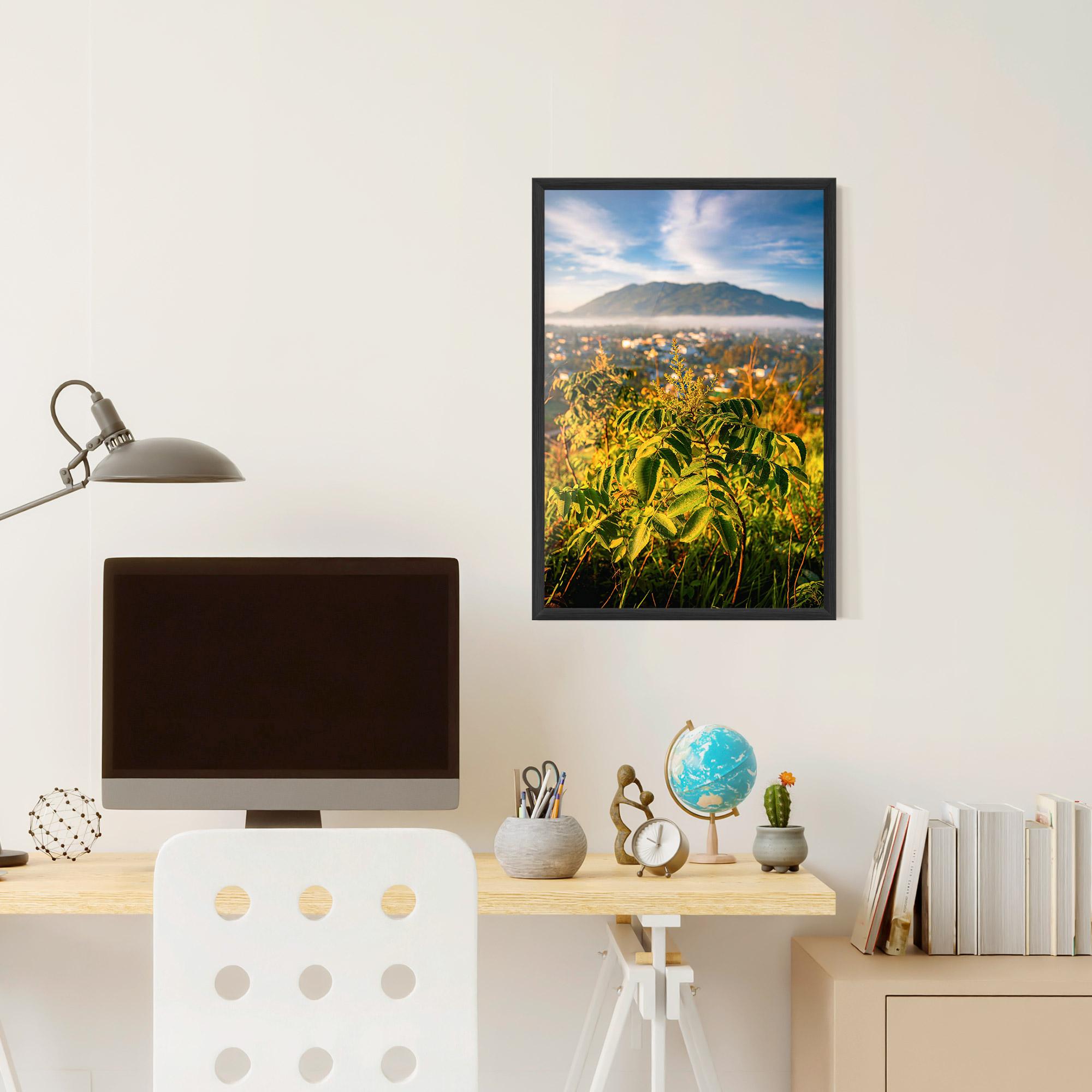 Poster Înrămat Summer Leaves mockup 6