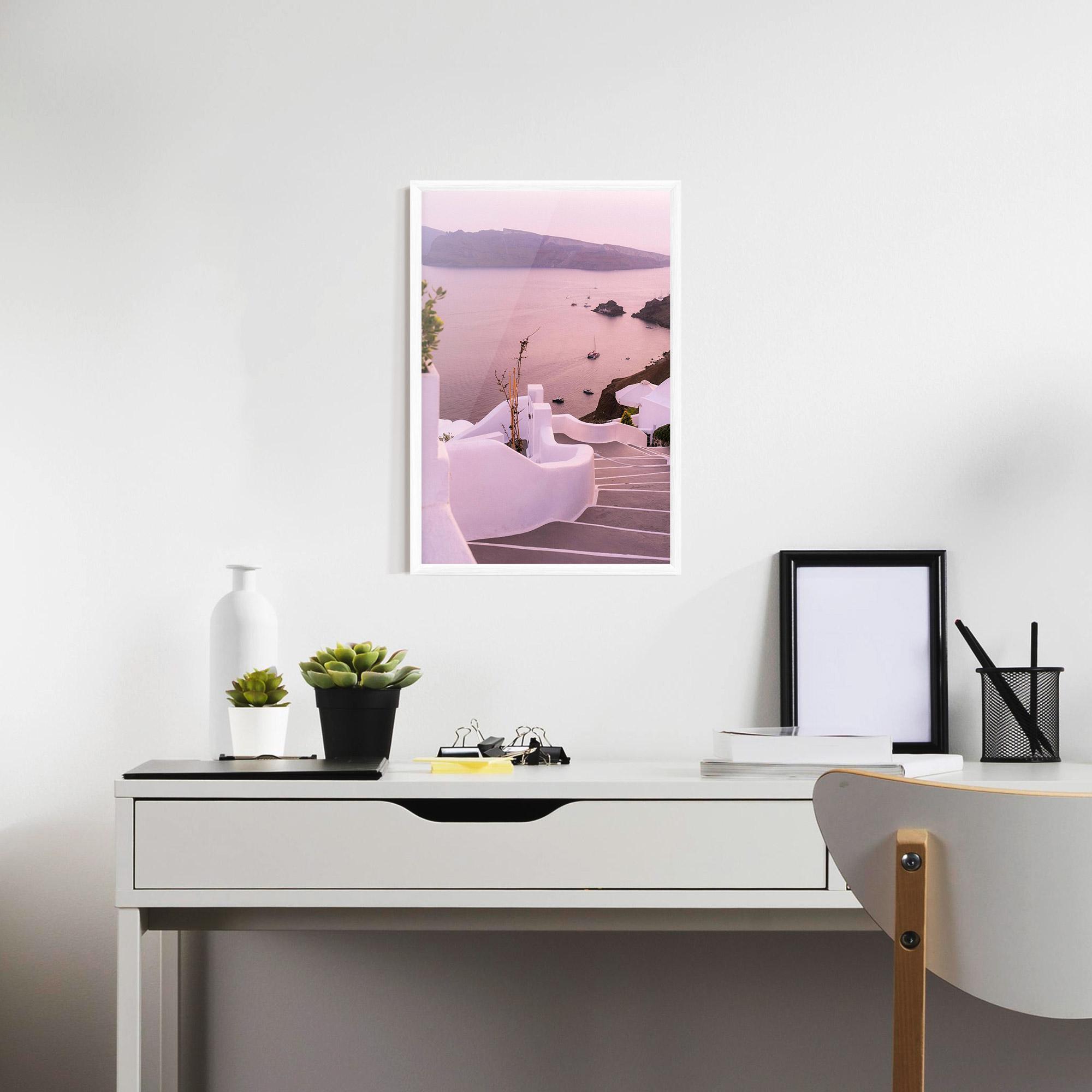 Poster Înrămat Grece Strairs mockup 7