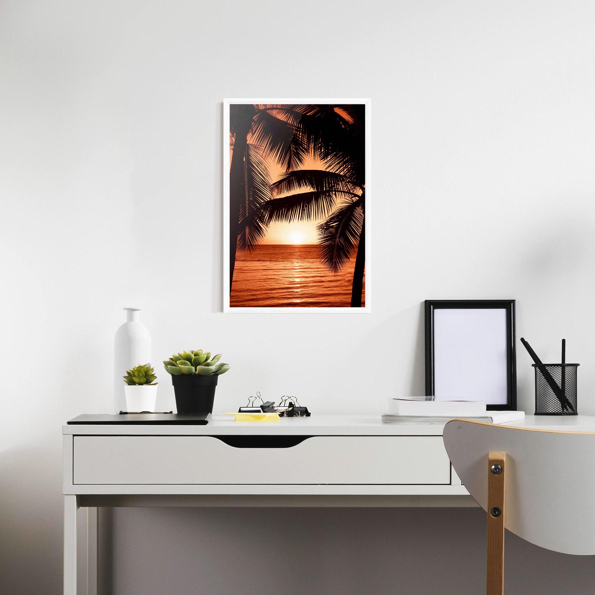 Poster Înrămat Orange Sea mockup 7