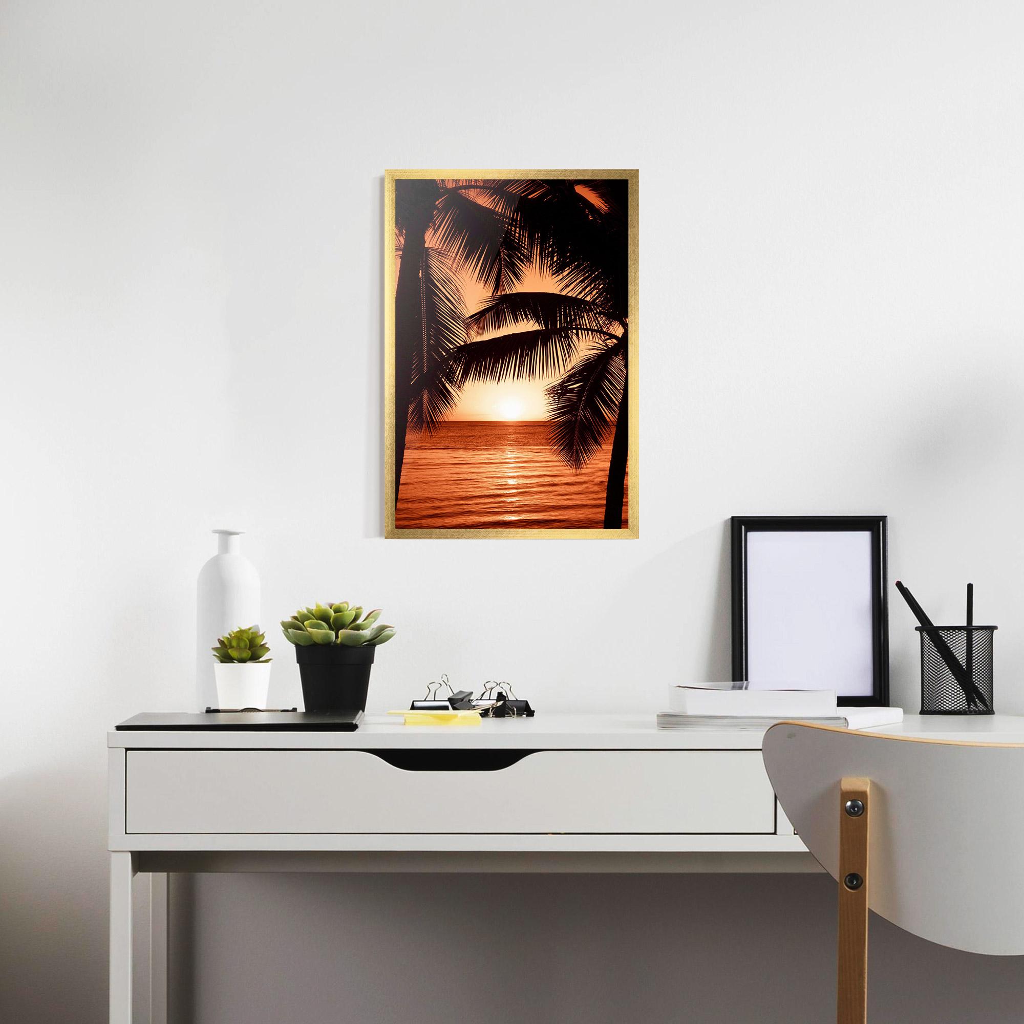 Poster Înrămat Orange Sea mockup 7