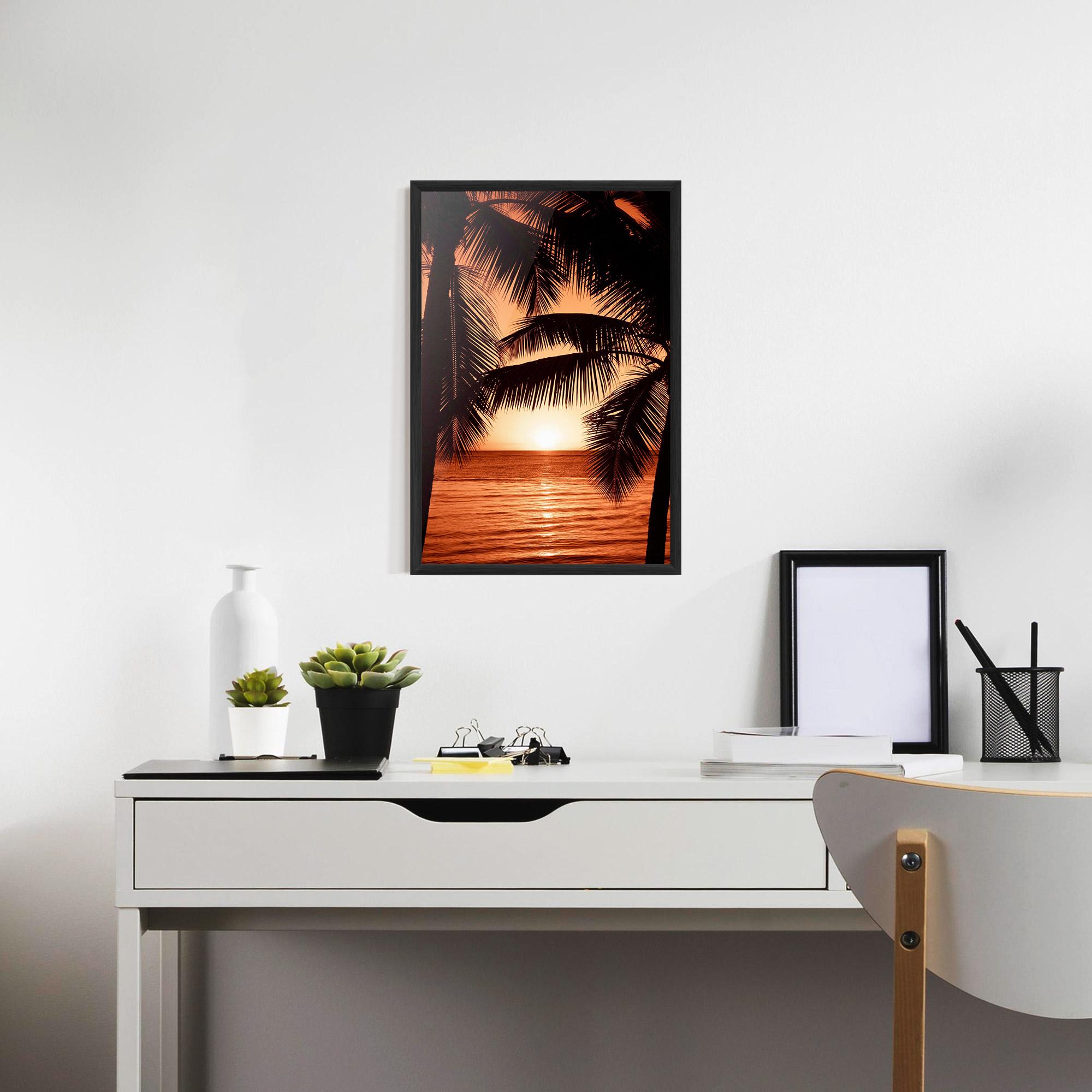 Poster Înrămat Orange Sea mockup 7