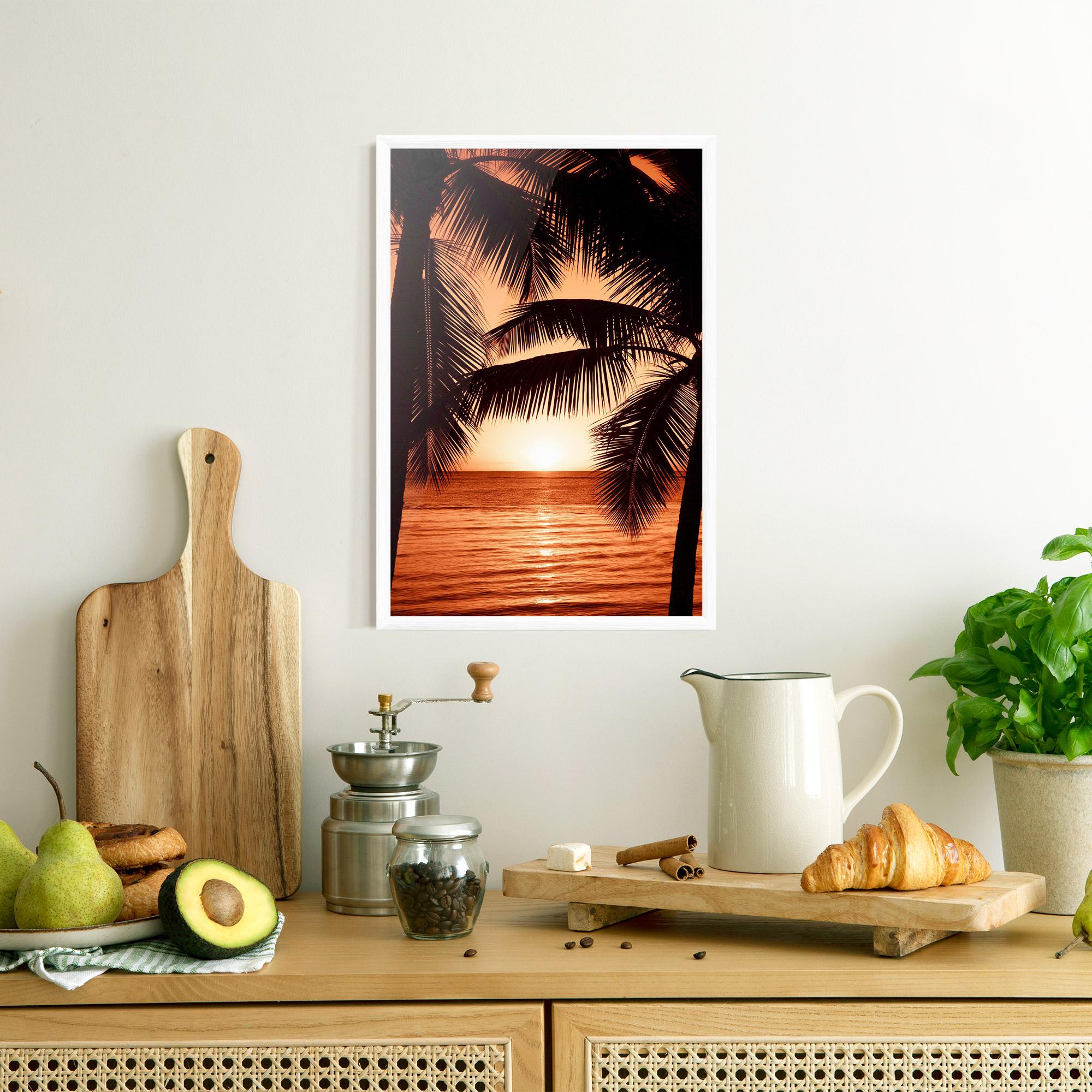 Poster Înrămat Orange Sea mockup 8