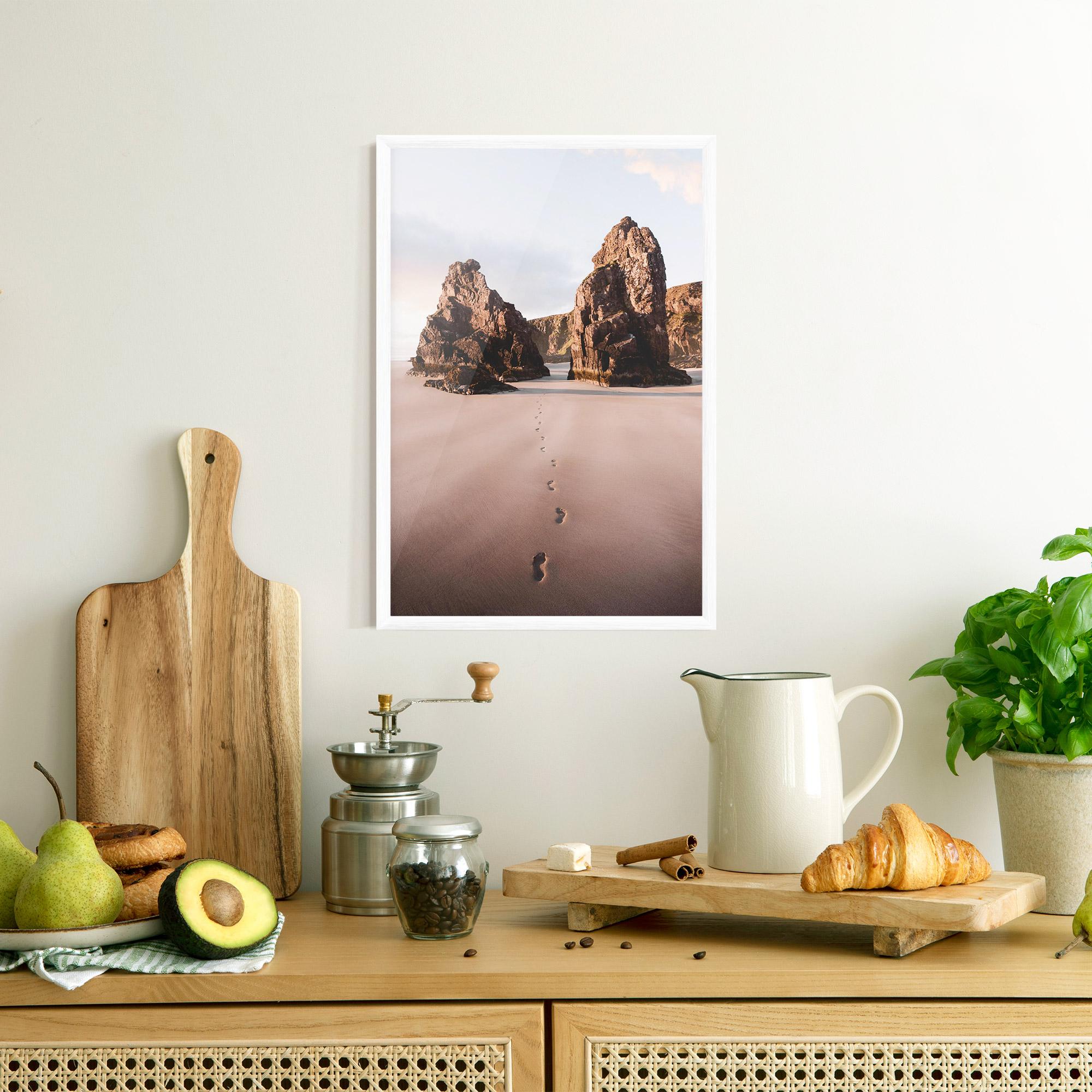 Poster Înrămat Sand Mark mockup 8