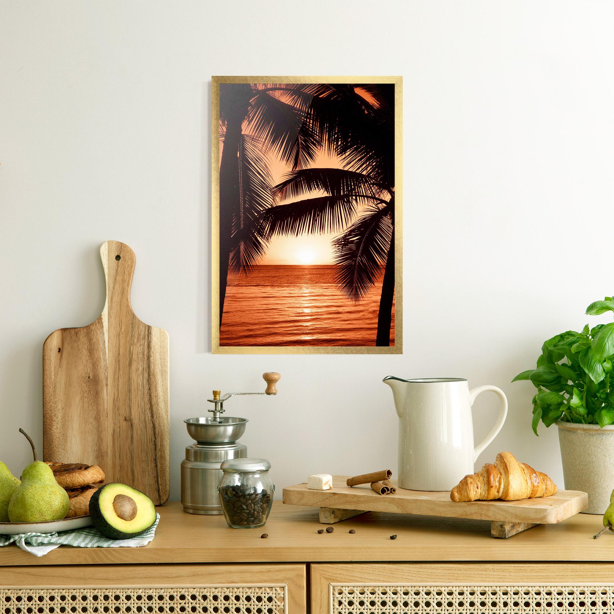 Poster Înrămat Orange Sea mockup 8