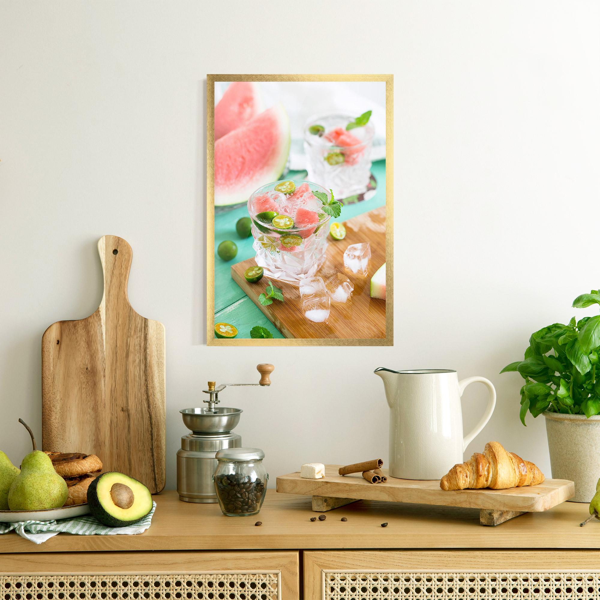 Poster Înrămat Summer Drink mockup 8