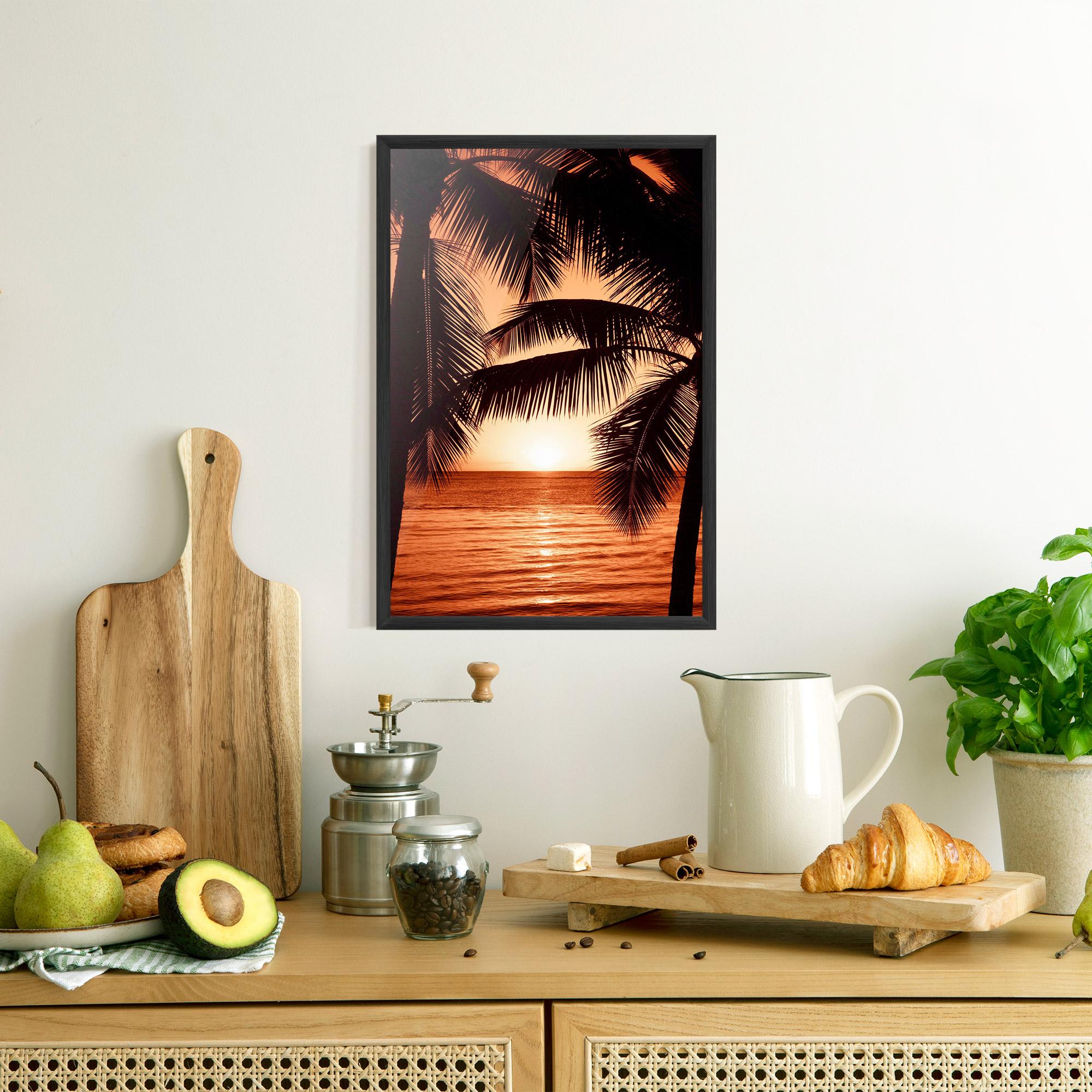 Poster Înrămat Orange Sea mockup 8