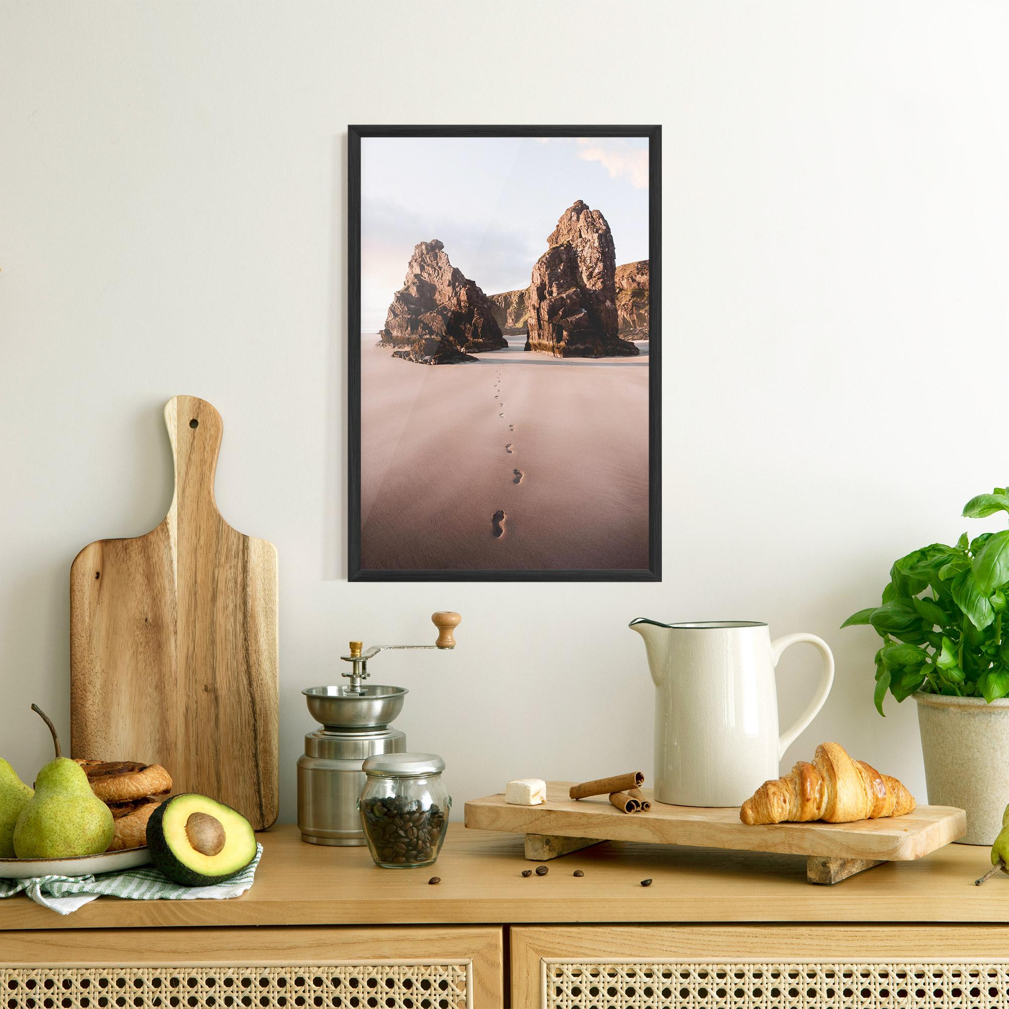 Poster Înrămat Sand Mark mockup 8