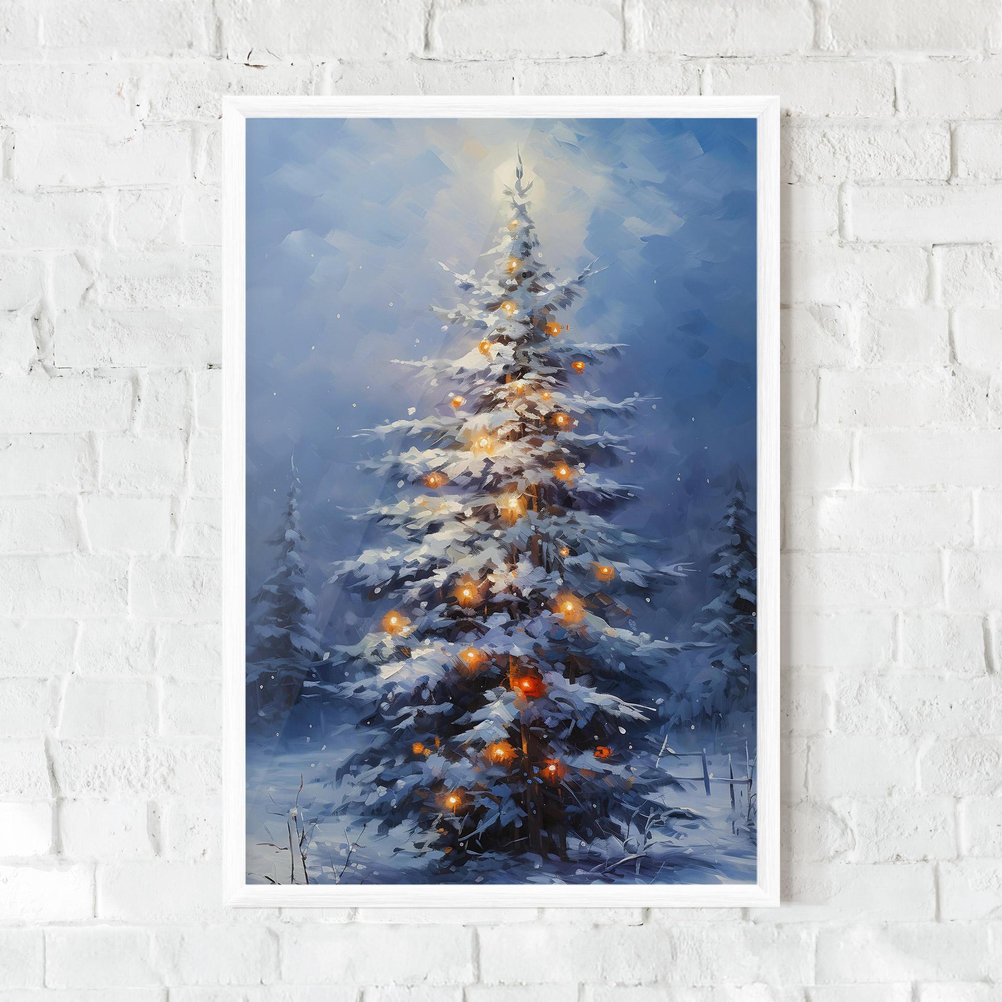 Poster Înrămat Tall Slender Tree mockup 0