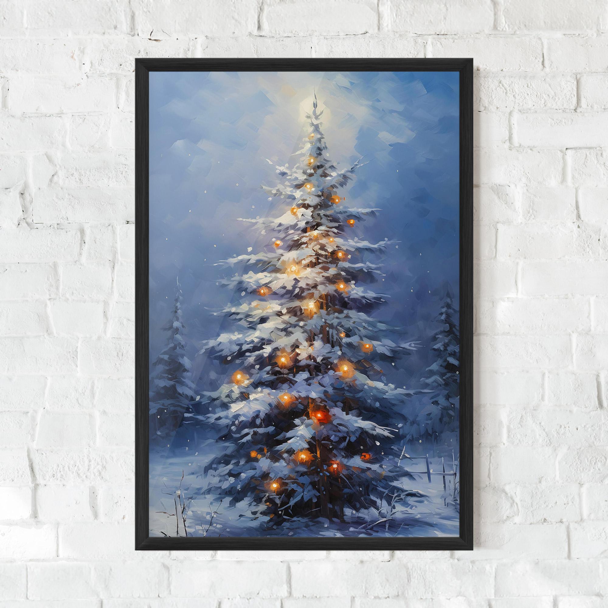 Poster Înrămat Tall Slender Tree mockup 0