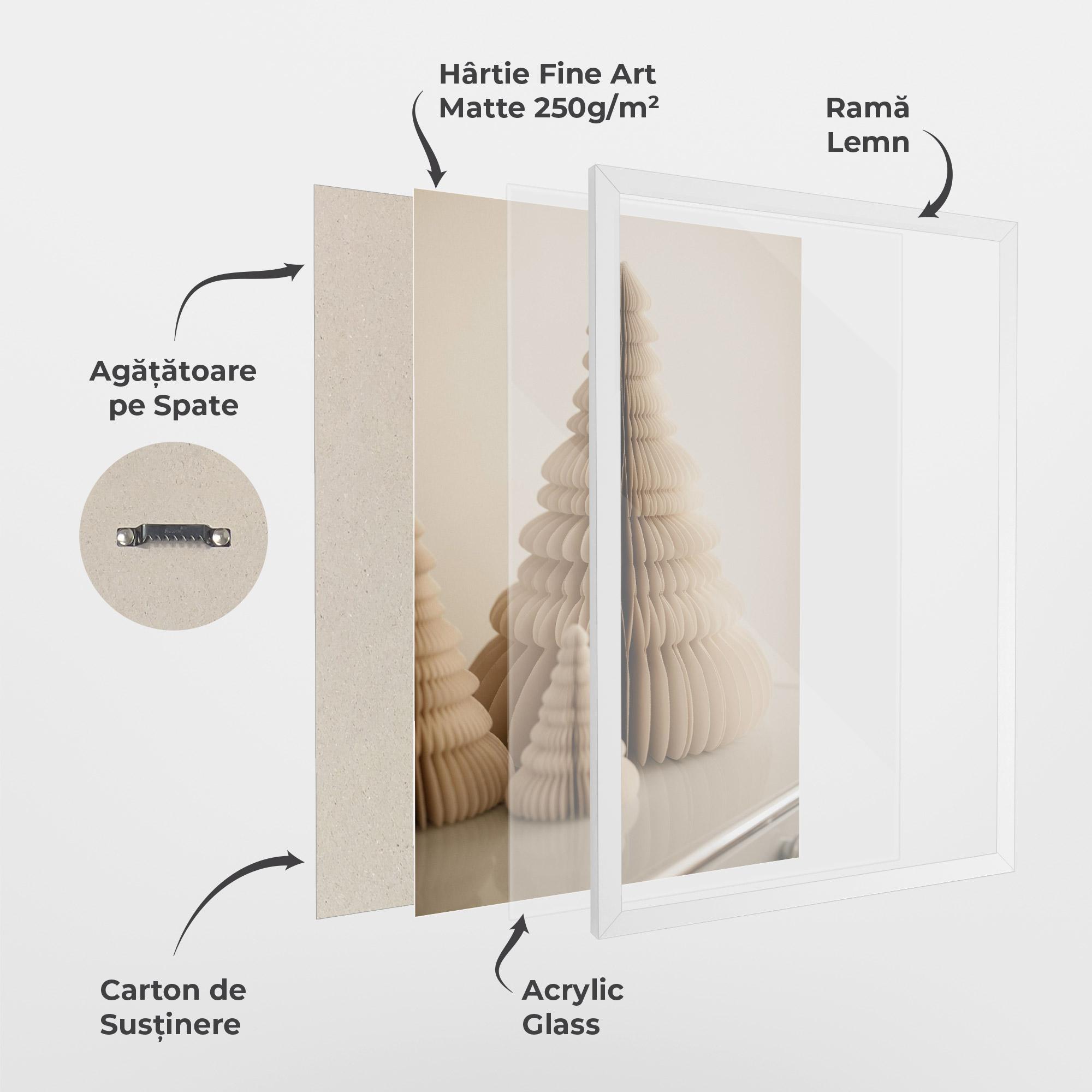 Poster Înrămat Paper Tree mockup 1