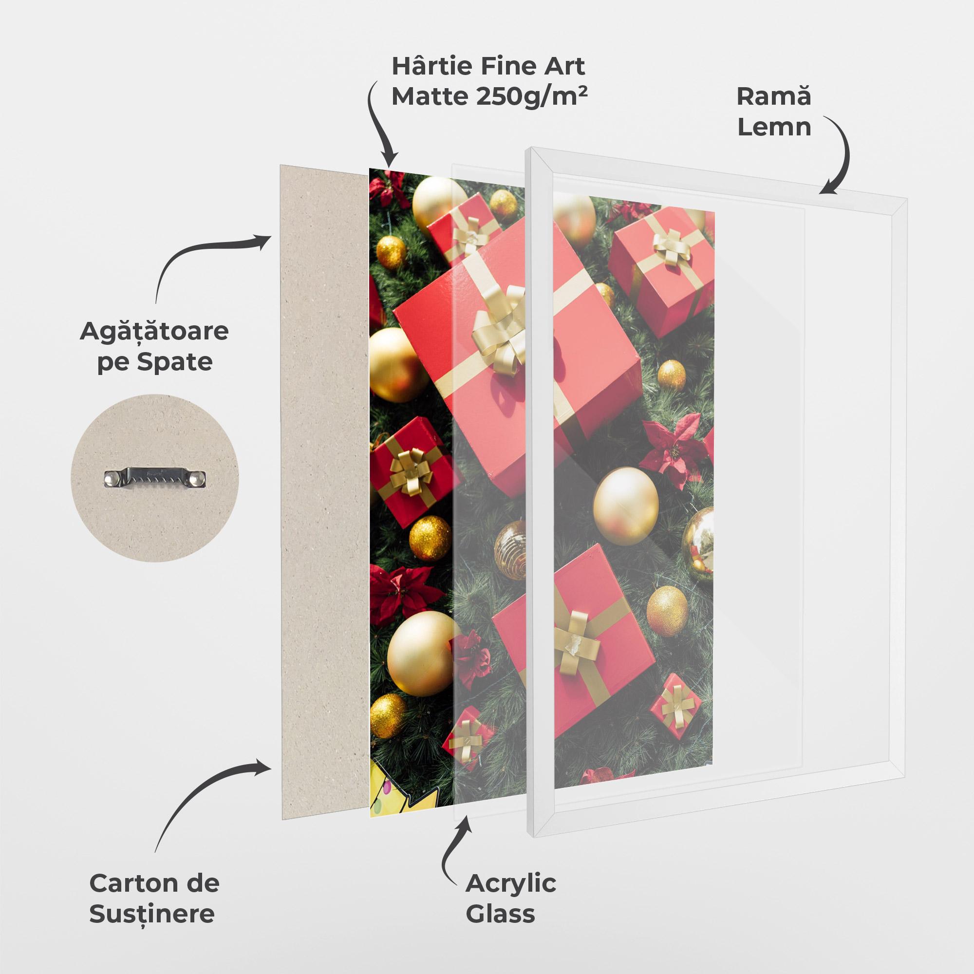 Poster Înrămat Pretty Red Gifts mockup 1