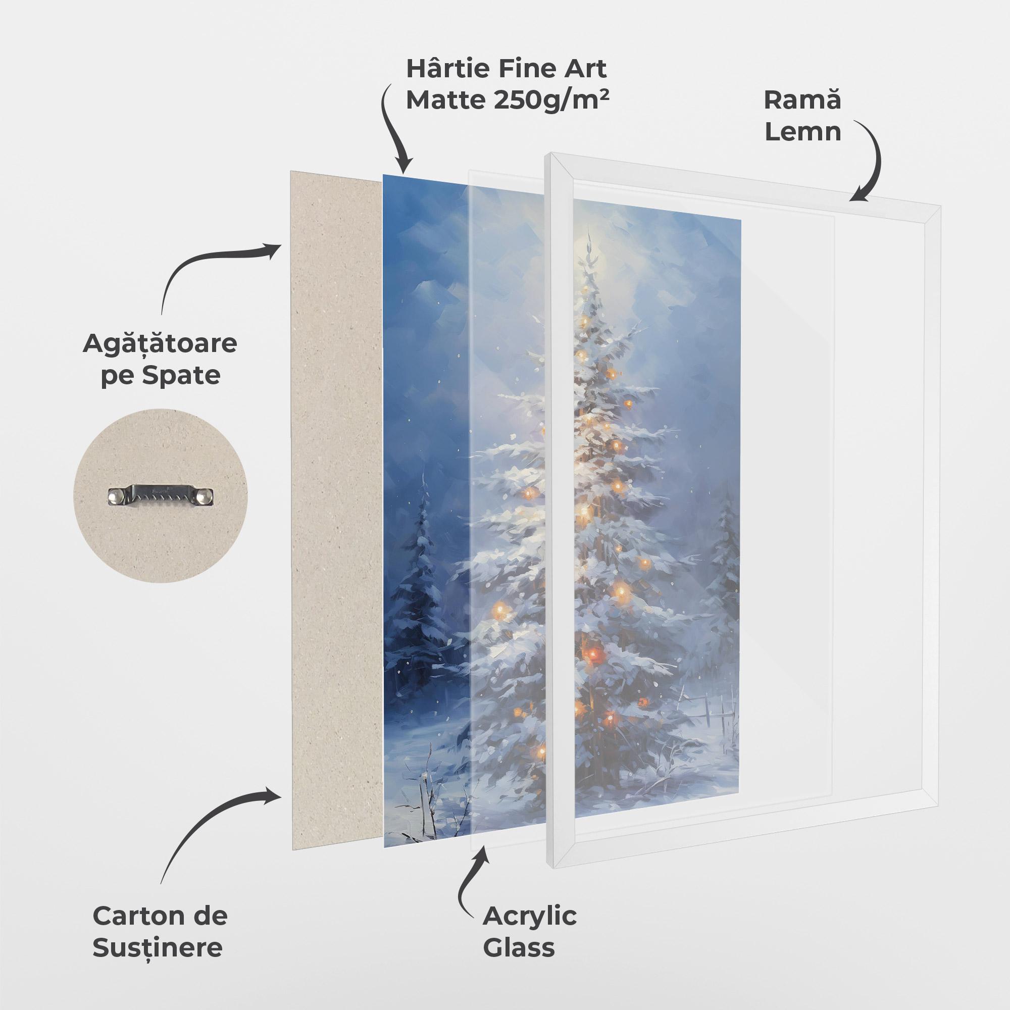 Poster Înrămat Tall Slender Tree mockup 1