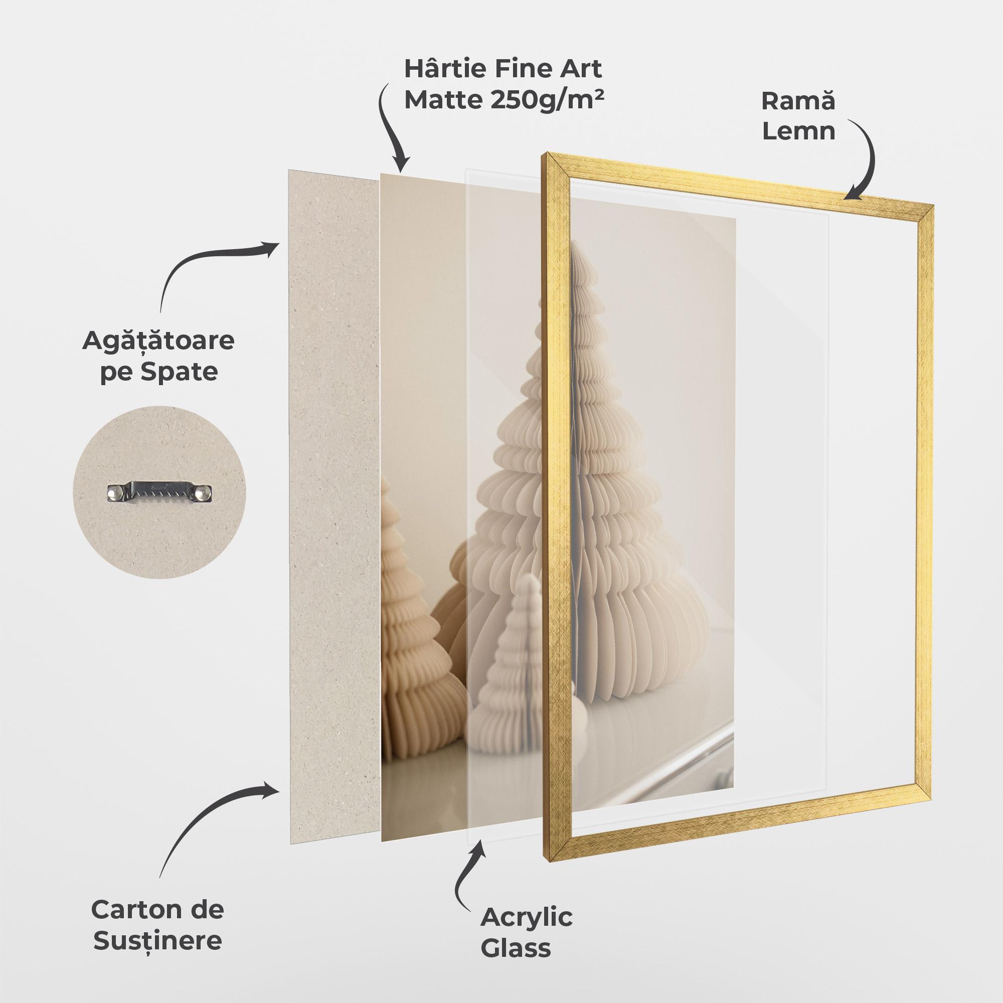 Poster Înrămat Paper Tree mockup 1