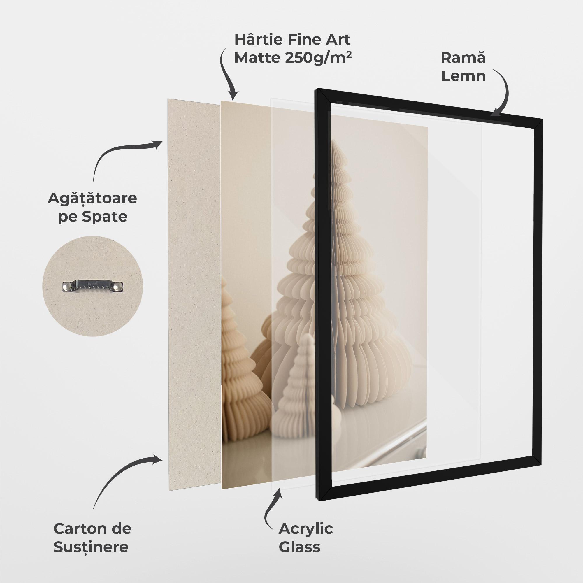 Poster Înrămat Paper Tree mockup 1