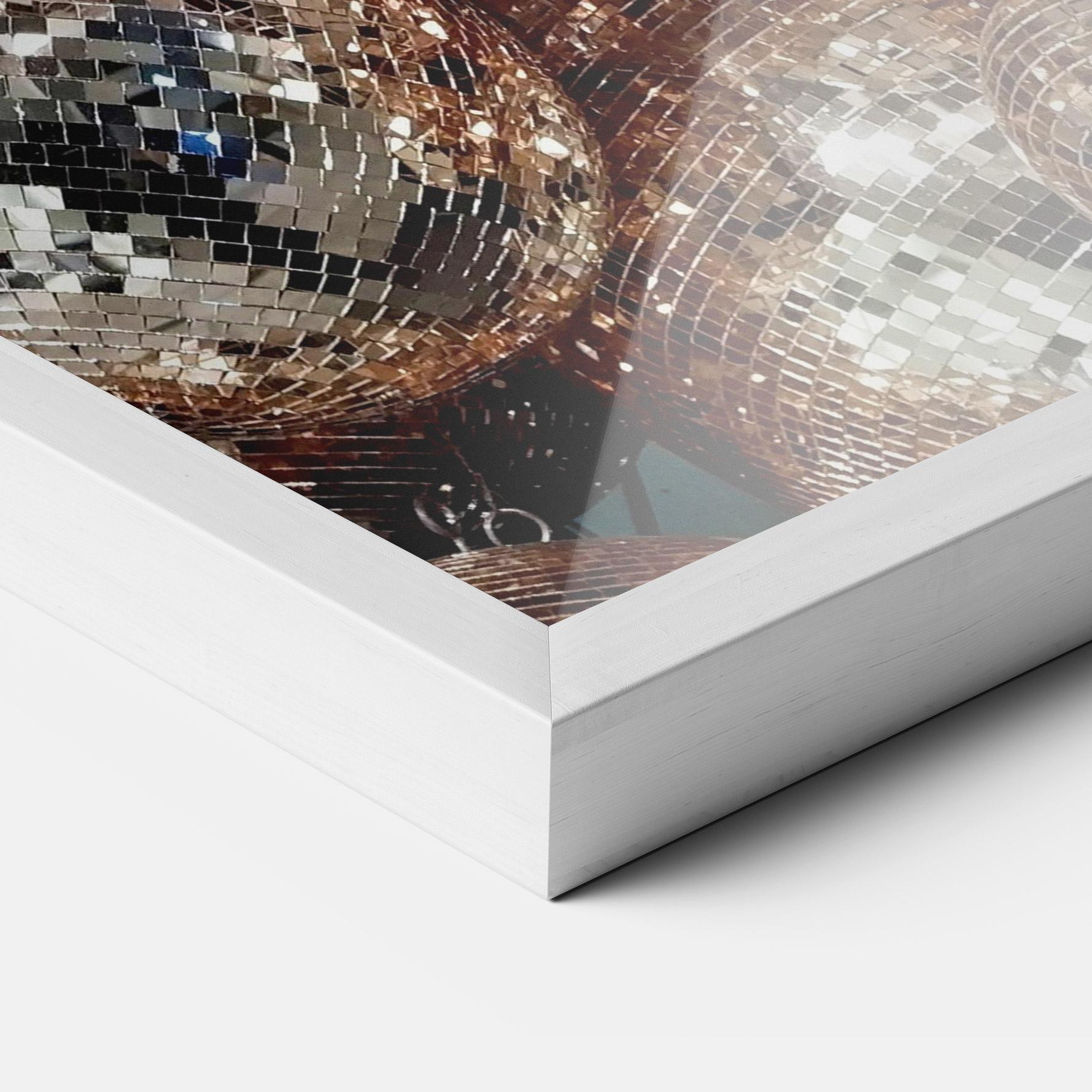 Poster Înrămat Christmas Disko Balls mockup 3