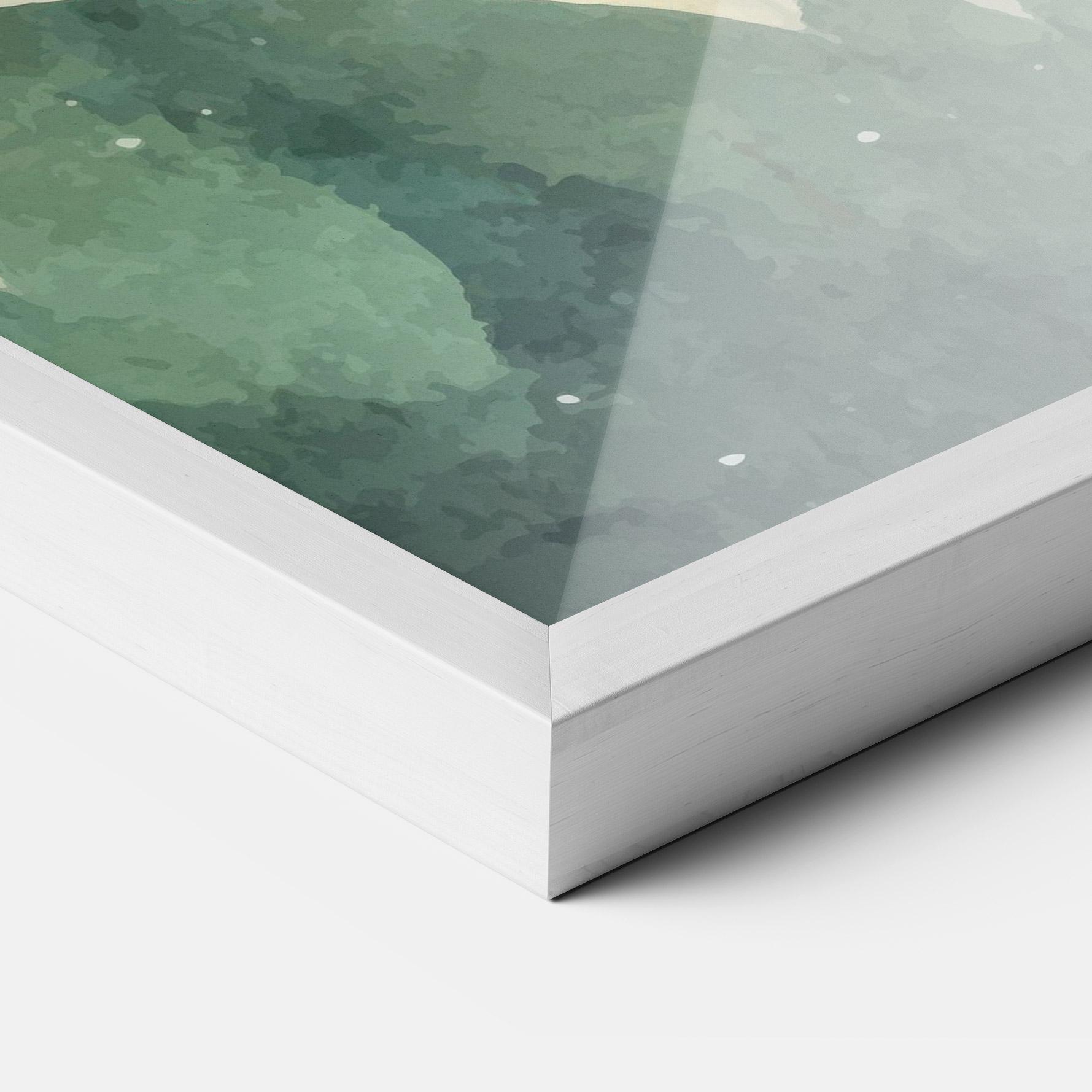 Poster Înrămat Christmas Landscape mockup 3