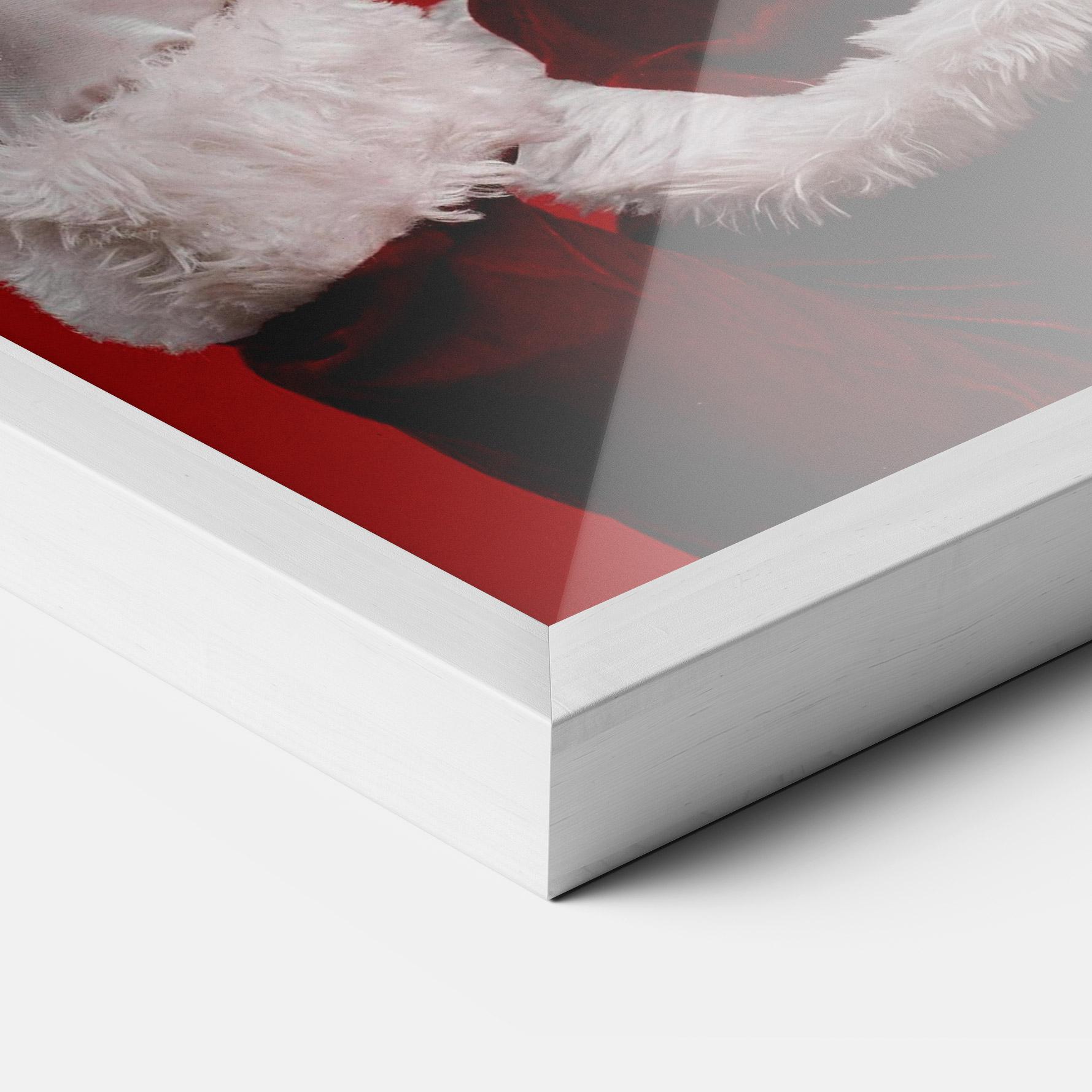 Poster Înrămat Santa Approves mockup 3