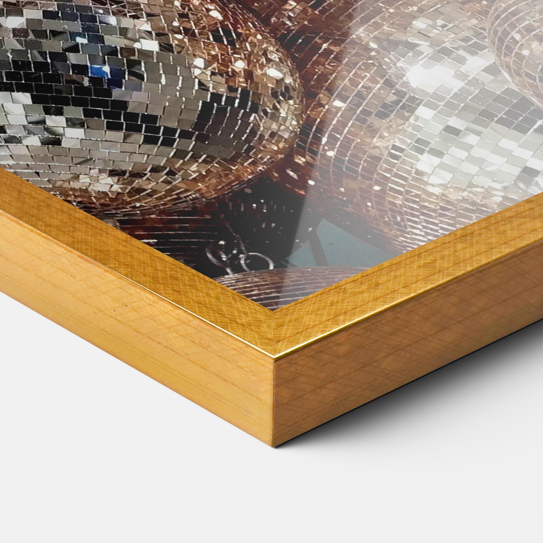 Poster Înrămat Christmas Disko Balls mockup 3