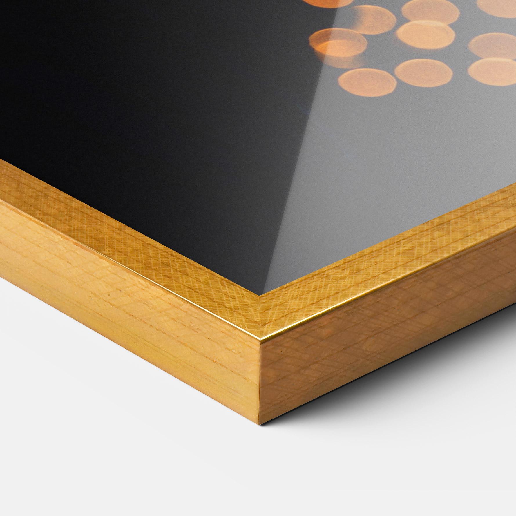 Poster Înrămat Christmas Lights mockup 3