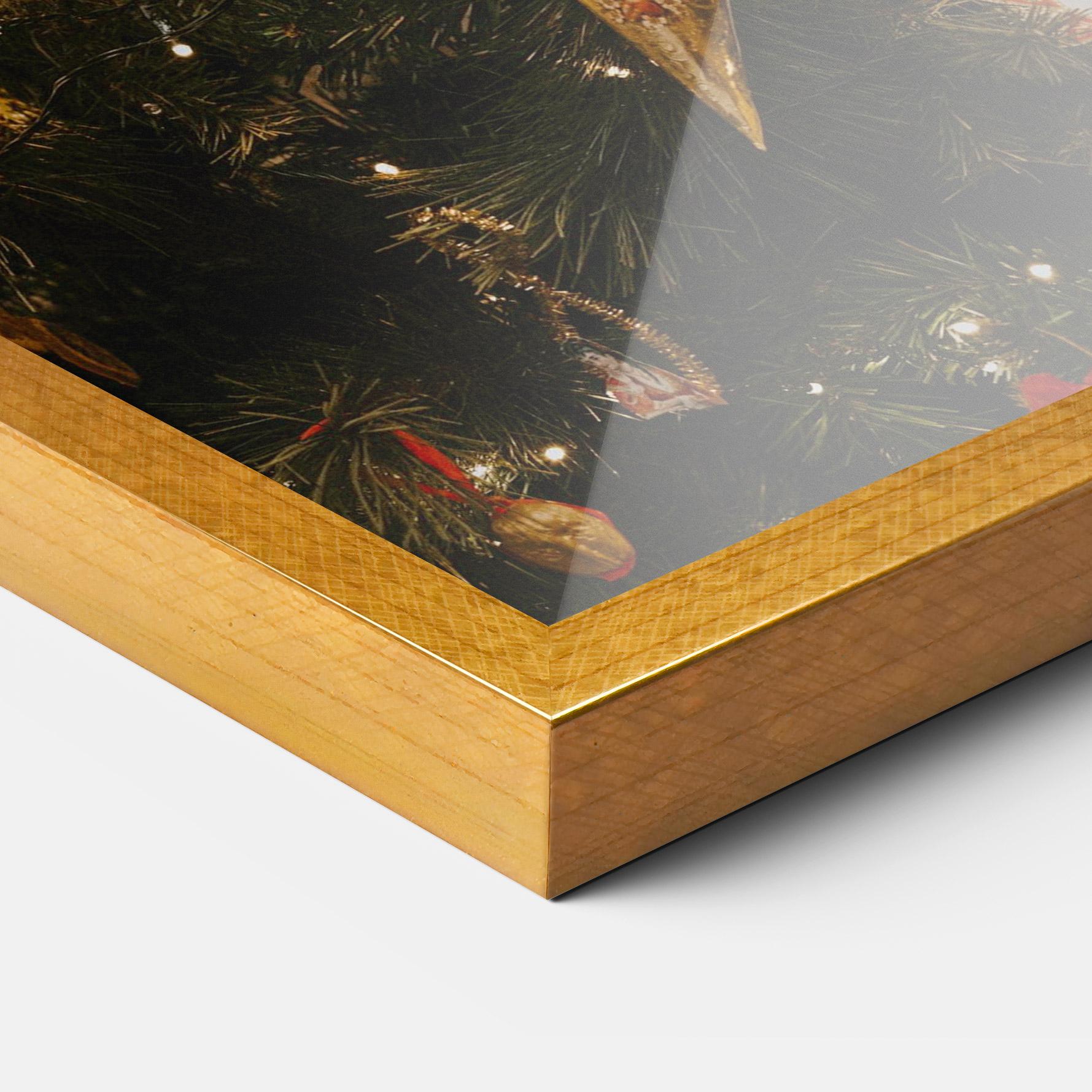 Poster Înrămat Orange Christmas Decor mockup 3