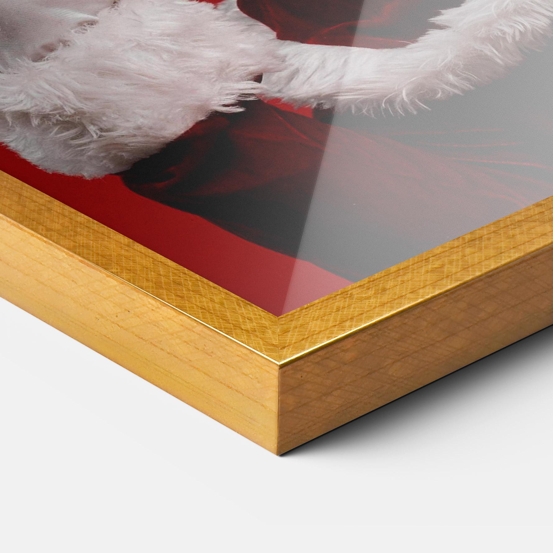 Poster Înrămat Santa Approves mockup 3