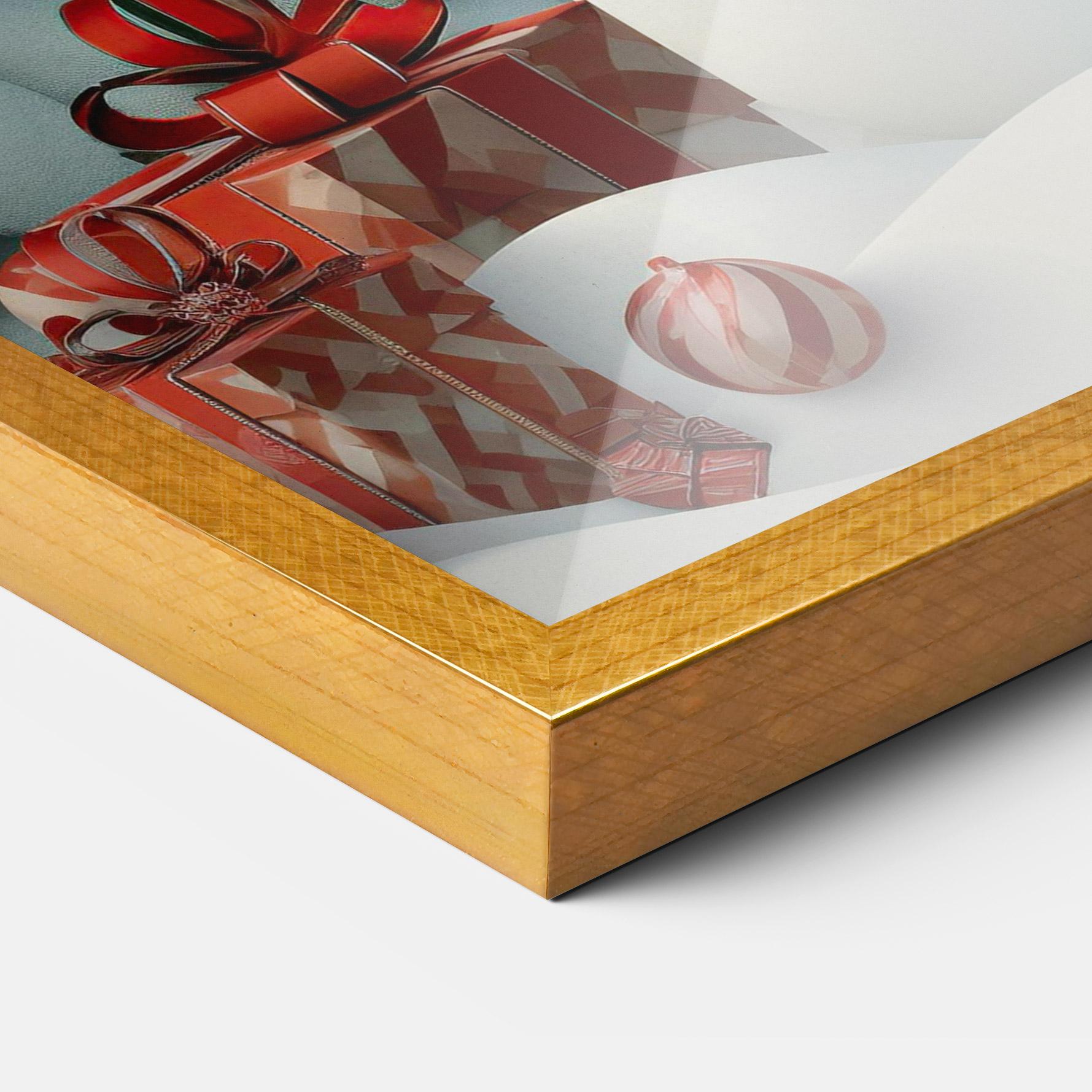 Poster Înrămat Snowman mockup 3