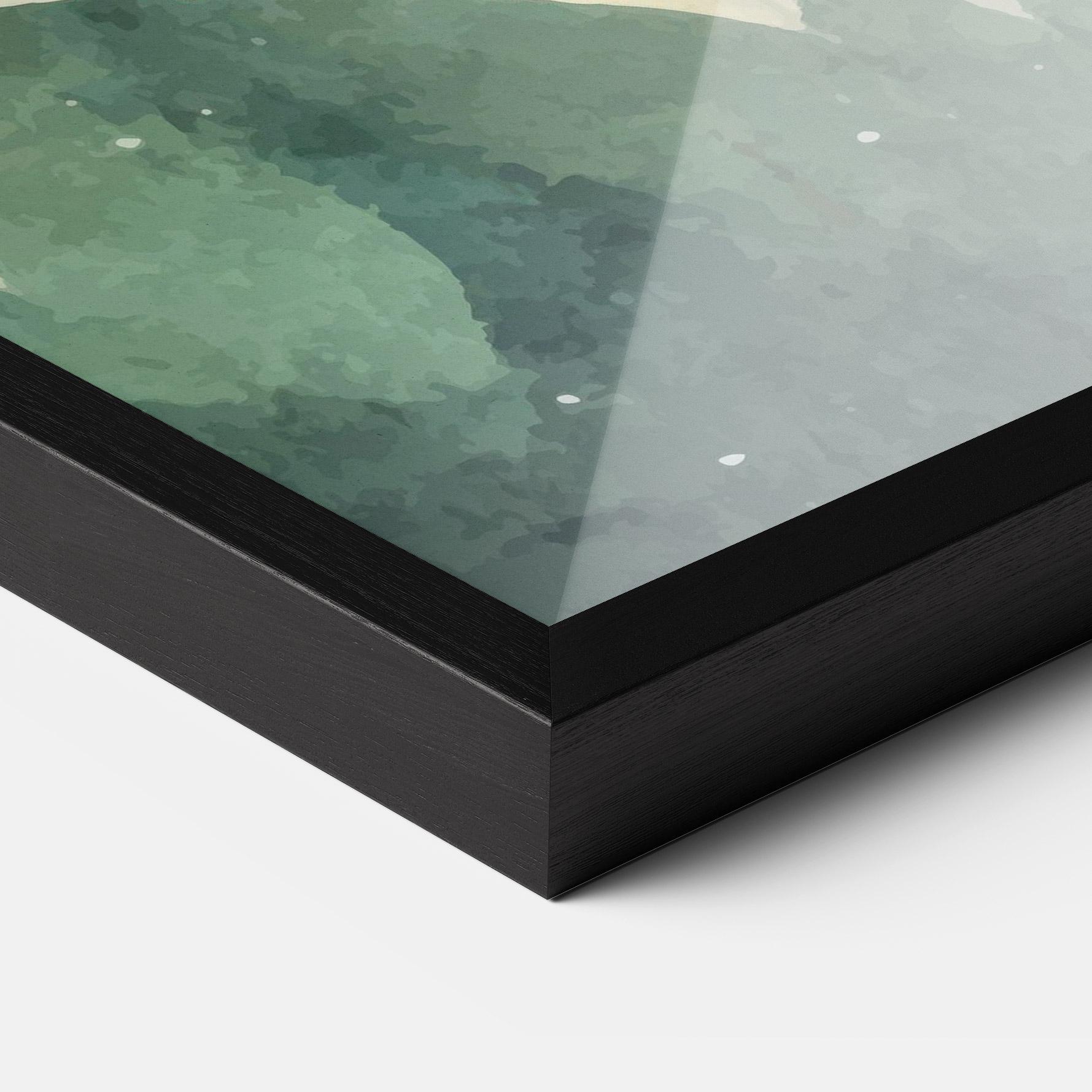 Poster Înrămat Christmas Landscape mockup 3